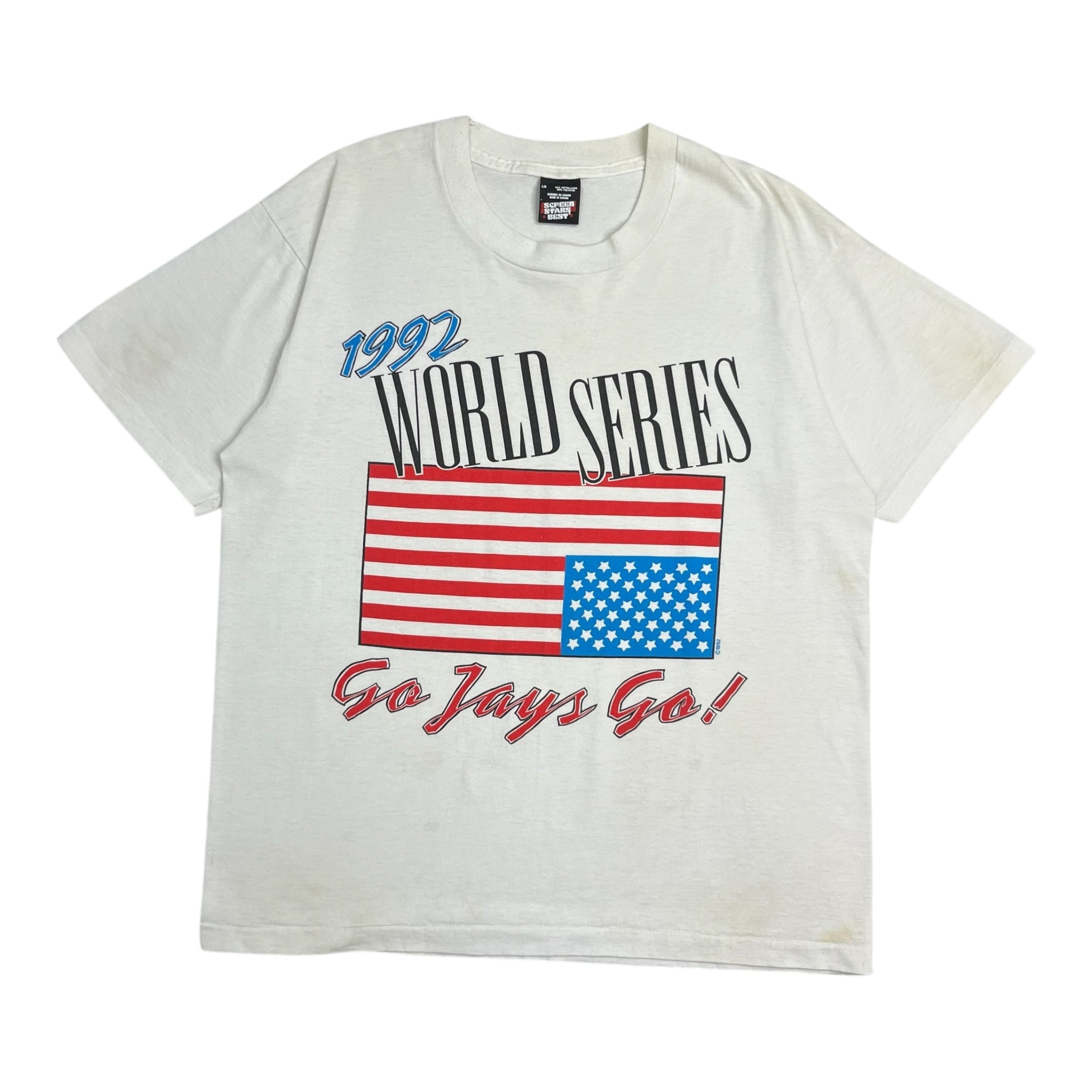 1992 Blue Jays World Series Tee White