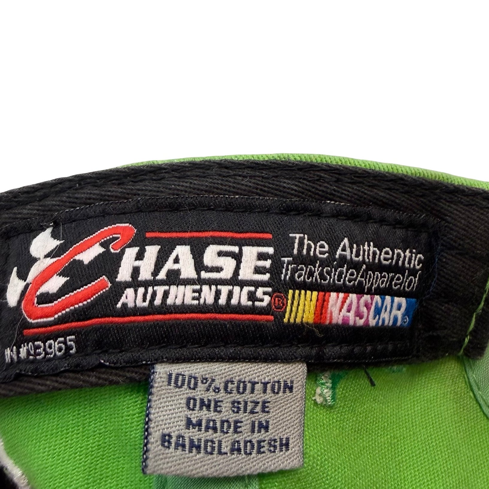 Vintage Danica Patrick Go Daddy Chase Authentics Pit Cap Hat Brown/Green