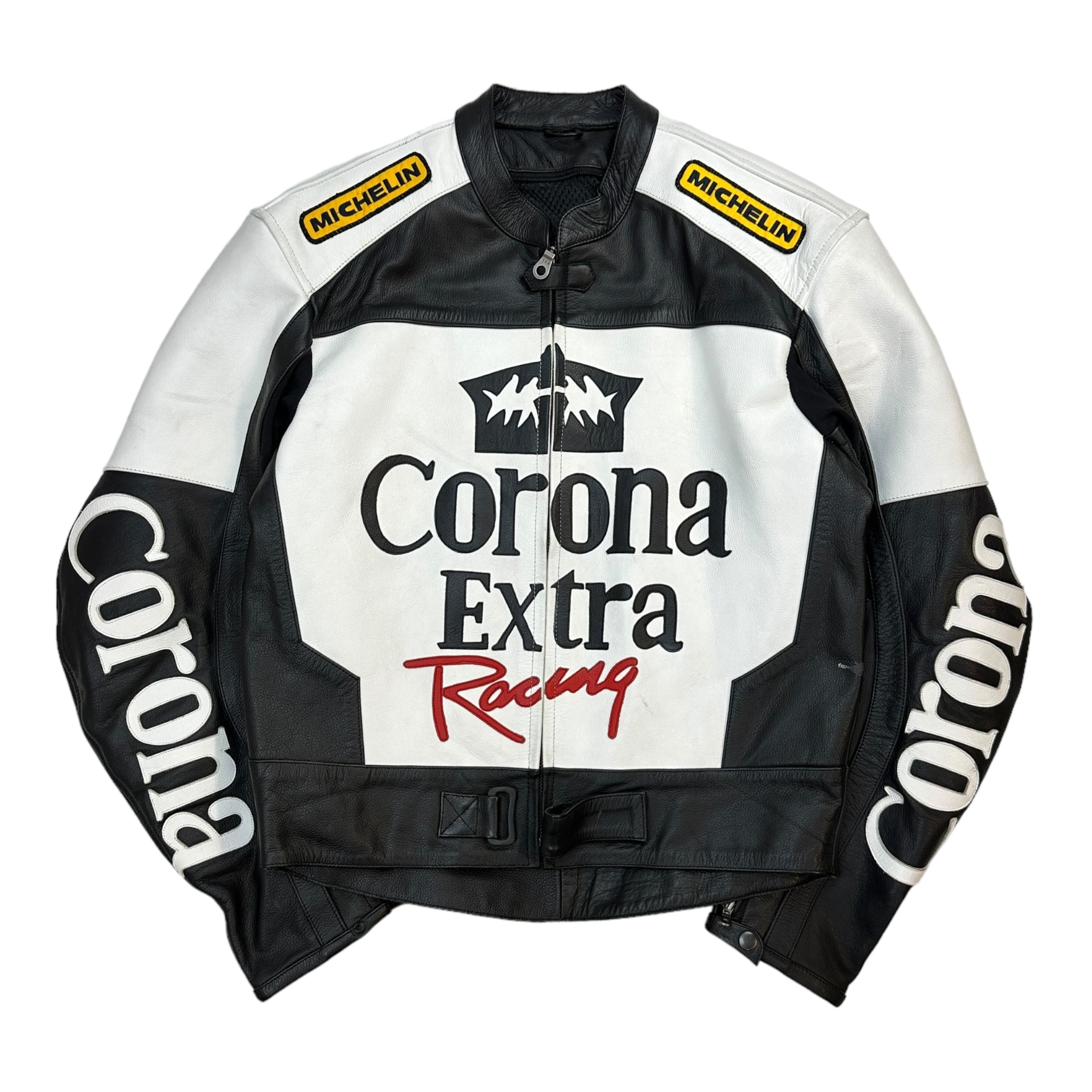 Vintage Corona Extra Leather Biker Jacket