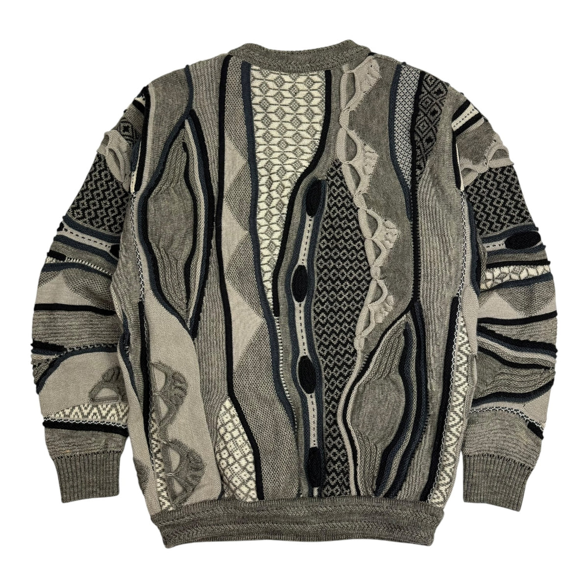 Vintage Tosani 3D Knit Sweater Beige