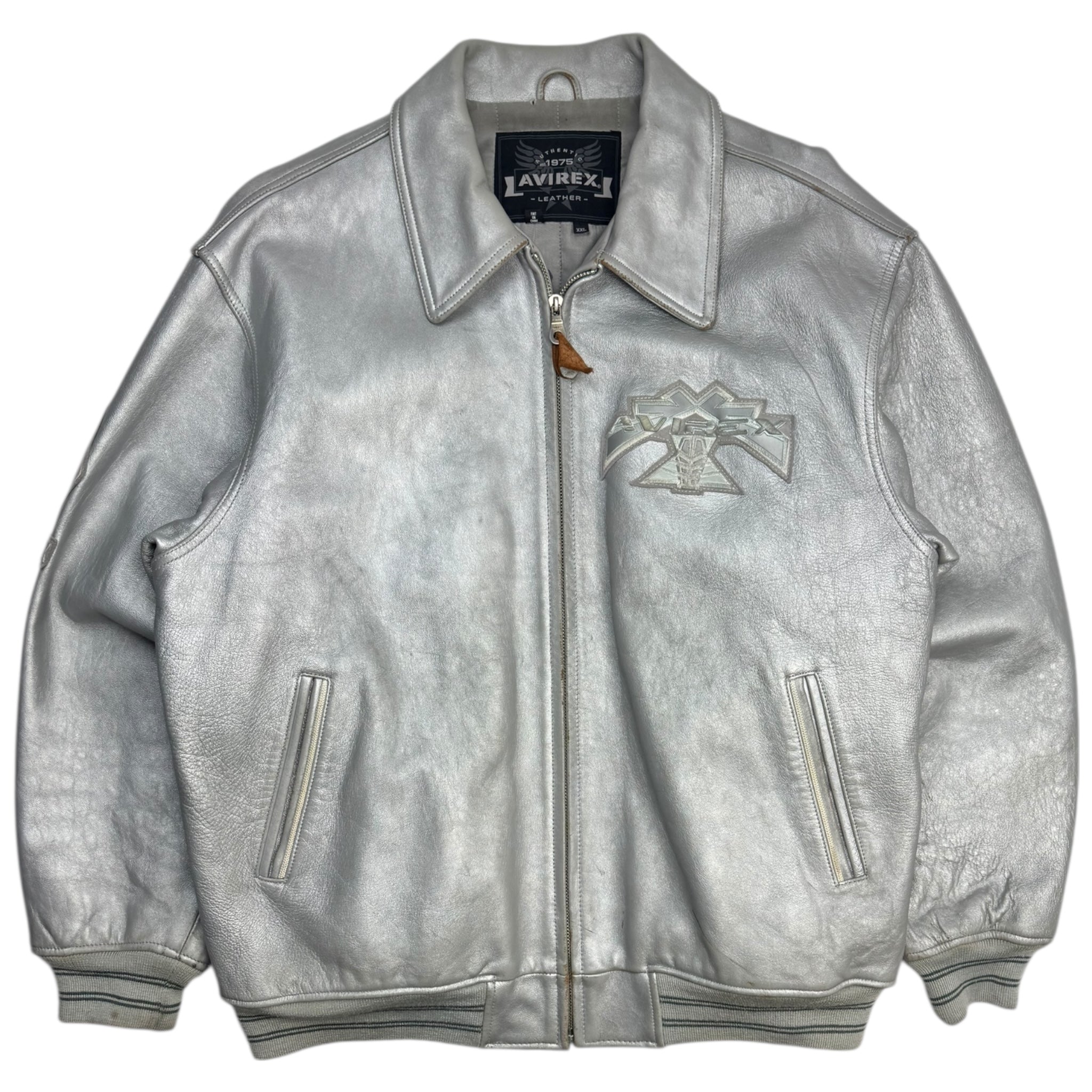 Vintage Y2K Avirex ‘Night Phoenix’ Leather Jacket