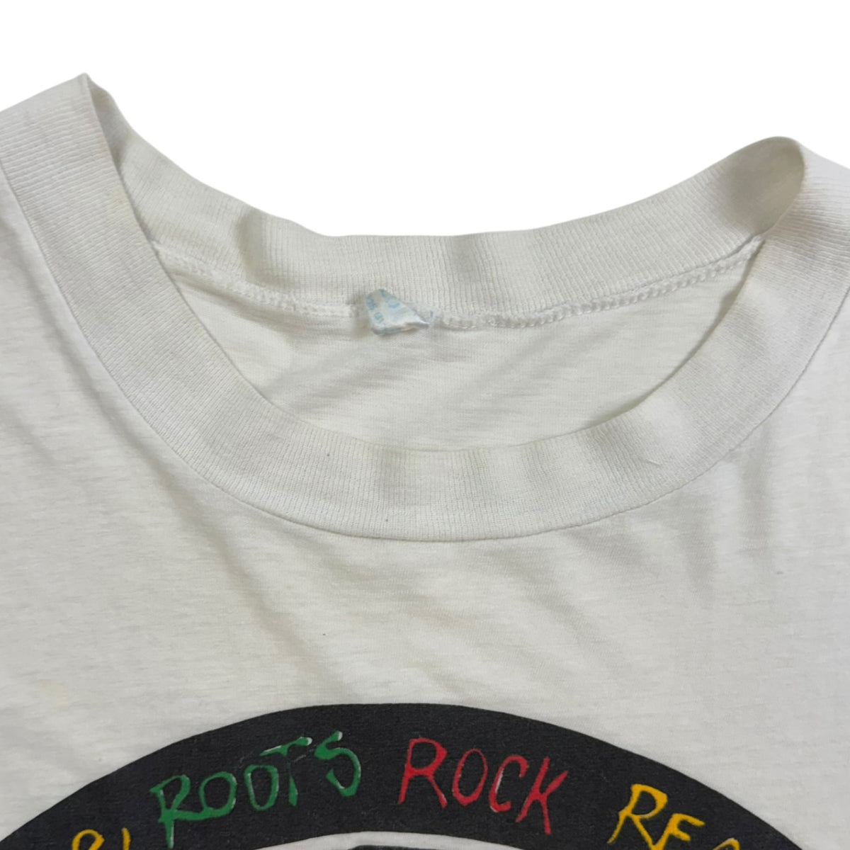 Vintage 1990’s Bob Marley "Livin Irie Roots Rock Reggae" T-Shirt White