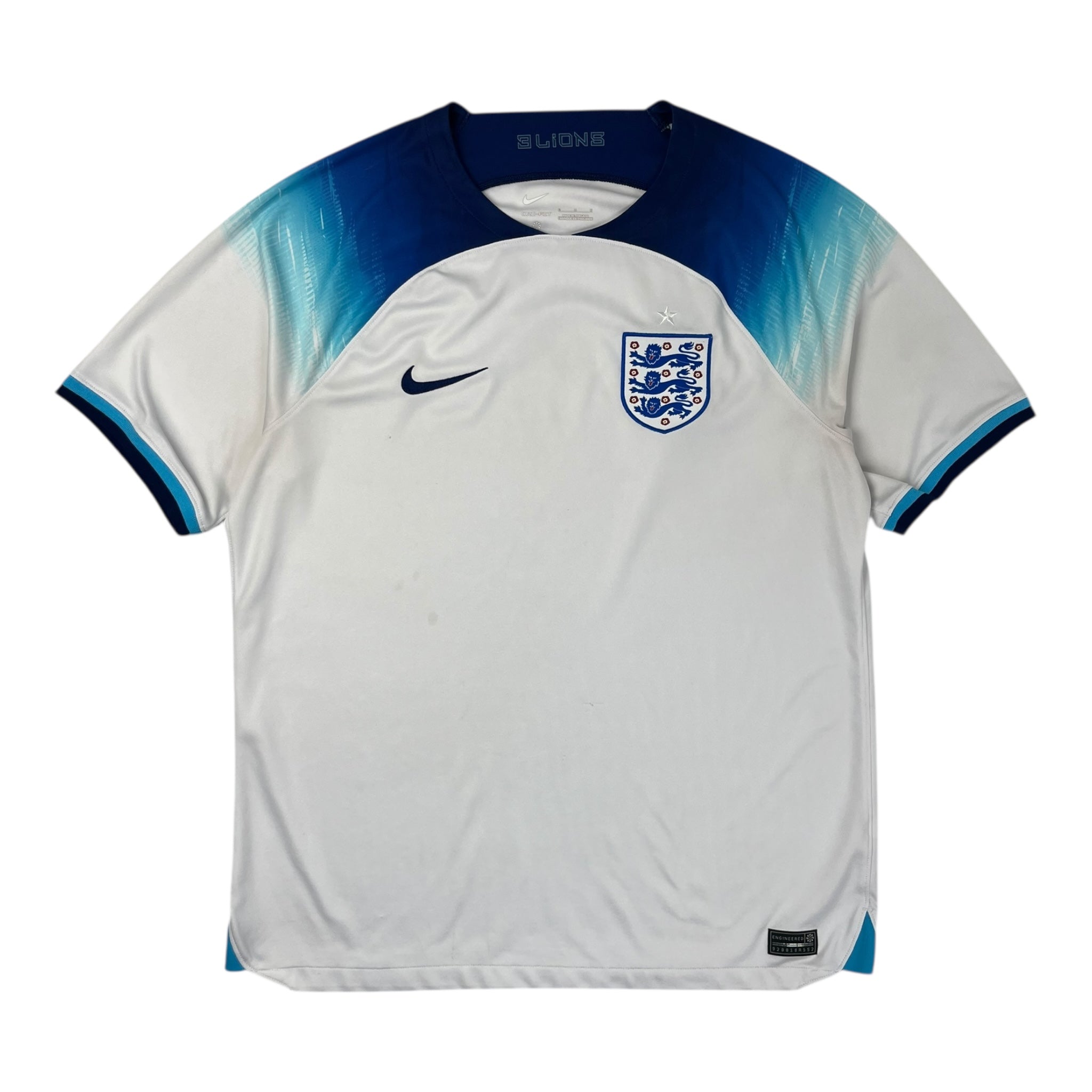 England 2022/23 "3 Lions" Home Nike Jersey