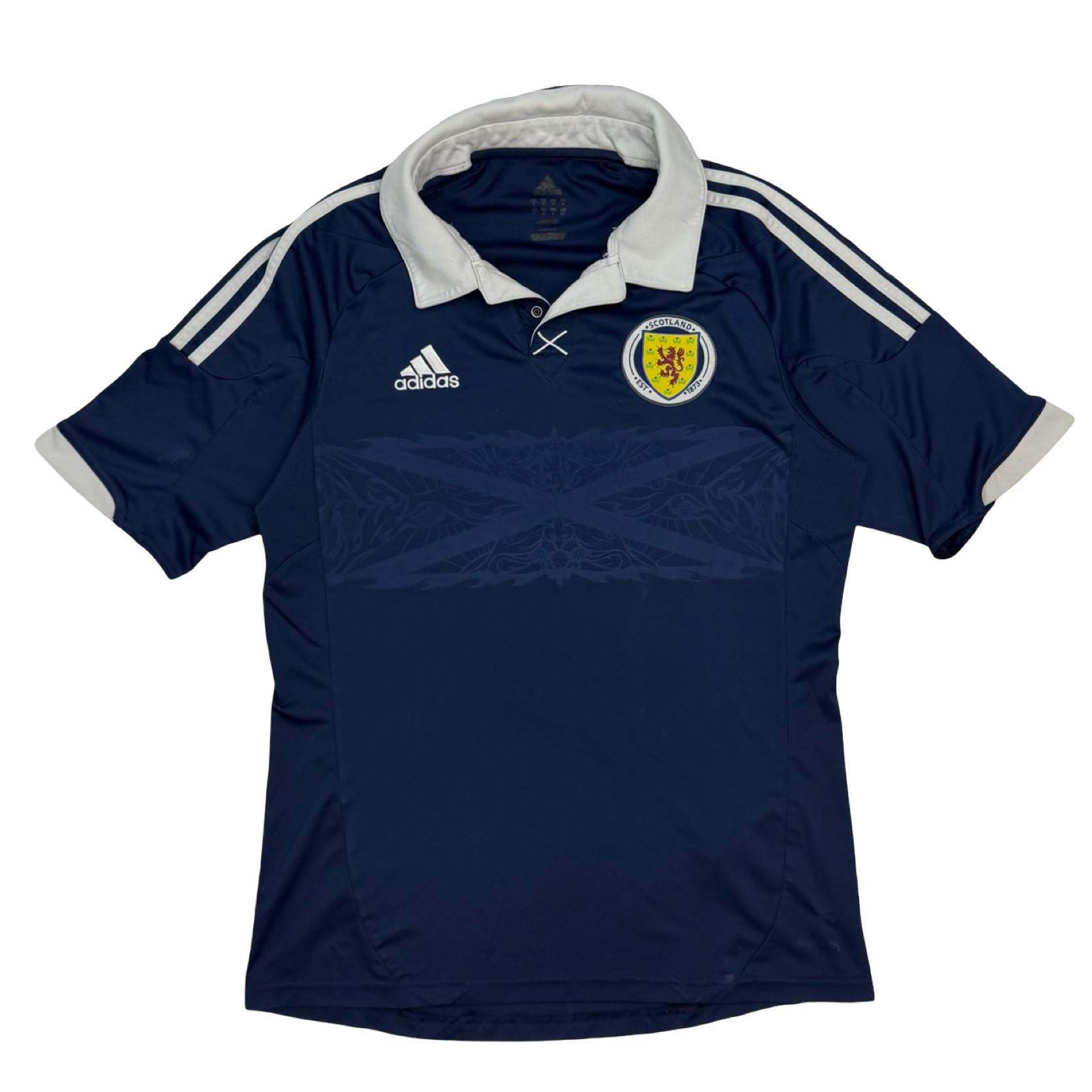 2011-13 Adidas Scotland Home Jersey Navy