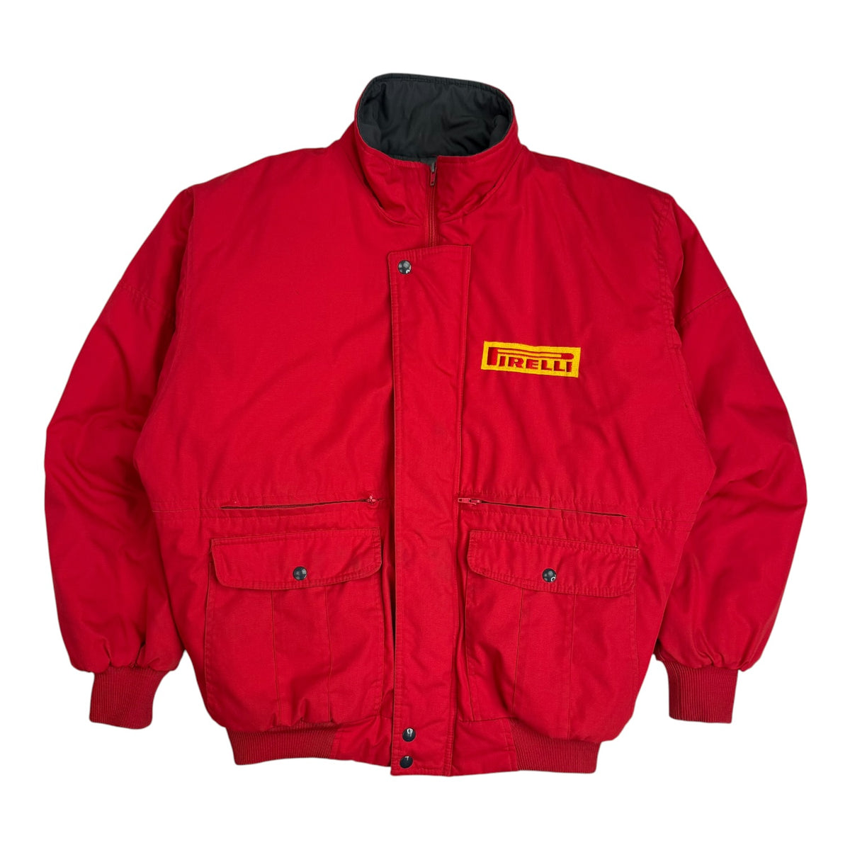 Vintage Pirelli Tires Racing Jacket Red