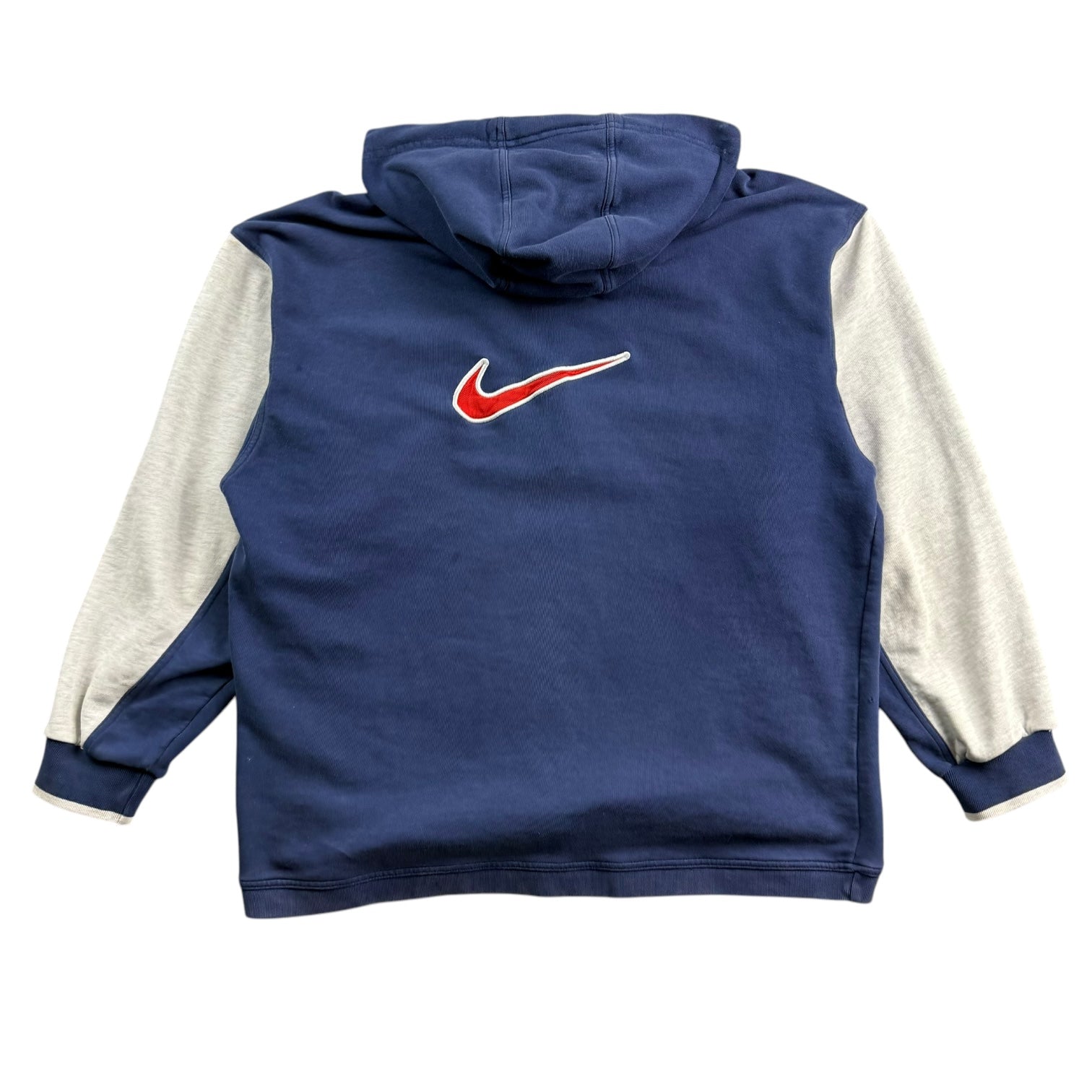 Vintage Nike Half Zip Hoodie Blue/Grey