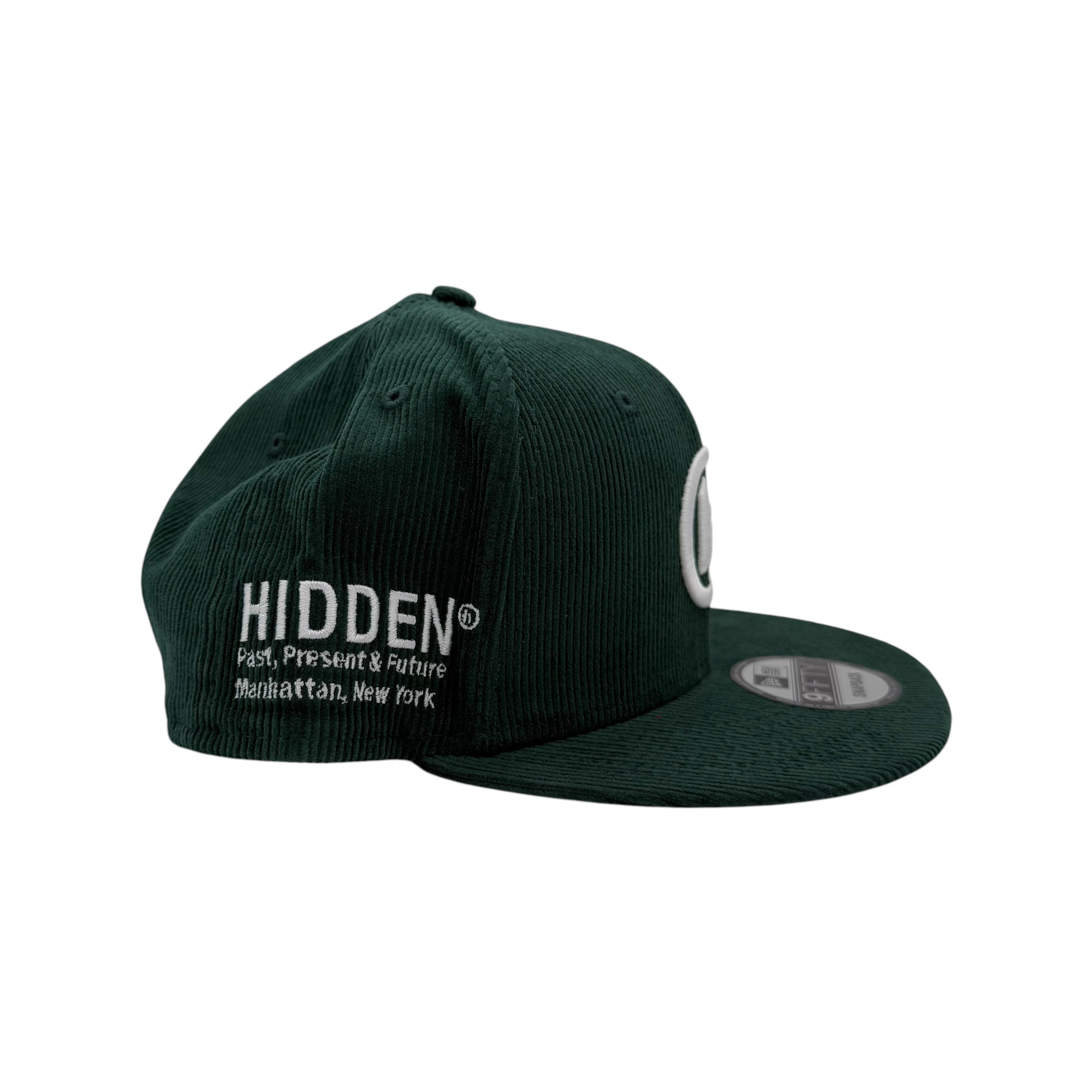 Hidden NY New Era Corduroy Hat Green