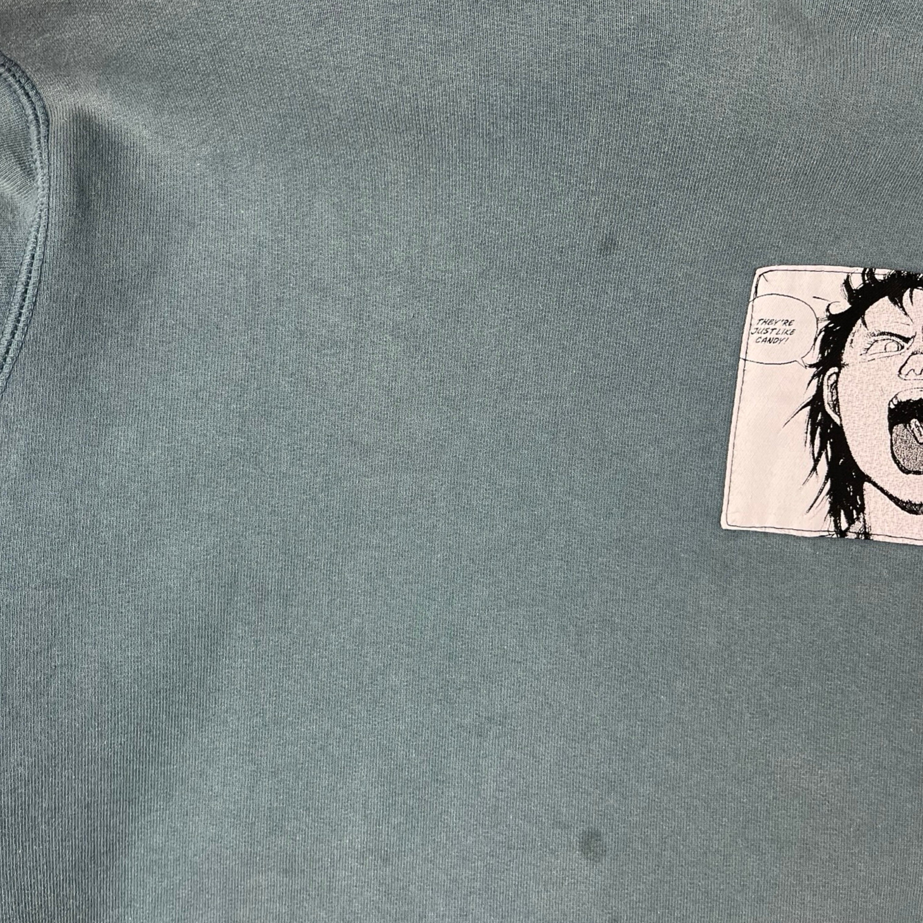 Supreme AKIRA Arm Hooded Sweatshirt Slate