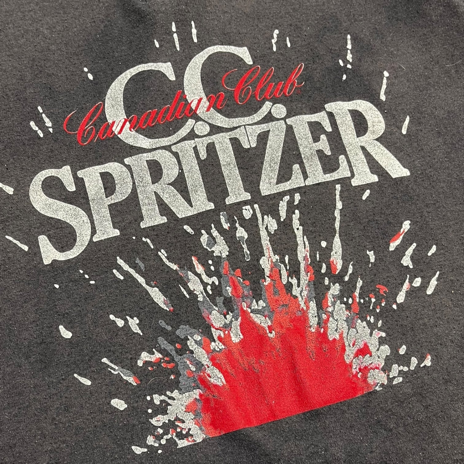 Vintage Canadian Club Spritzer Liquor Promo Shirt