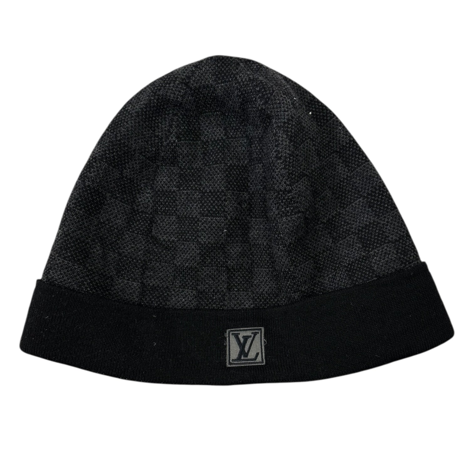 Louis Vuitton Neo Petit Damier Wool Beanie Grey/Black