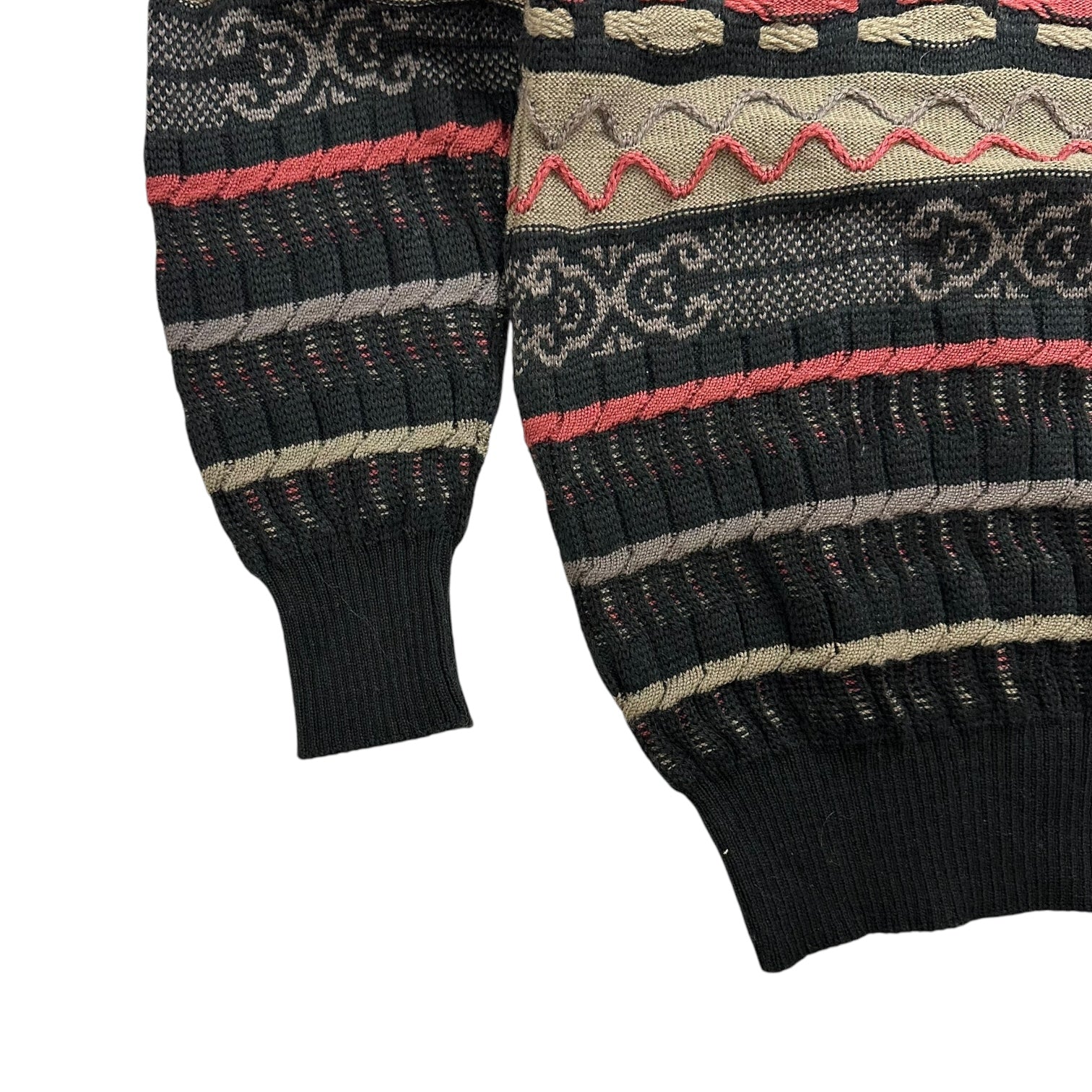 Vintage KnitWorks Knit Sweater Black/Red