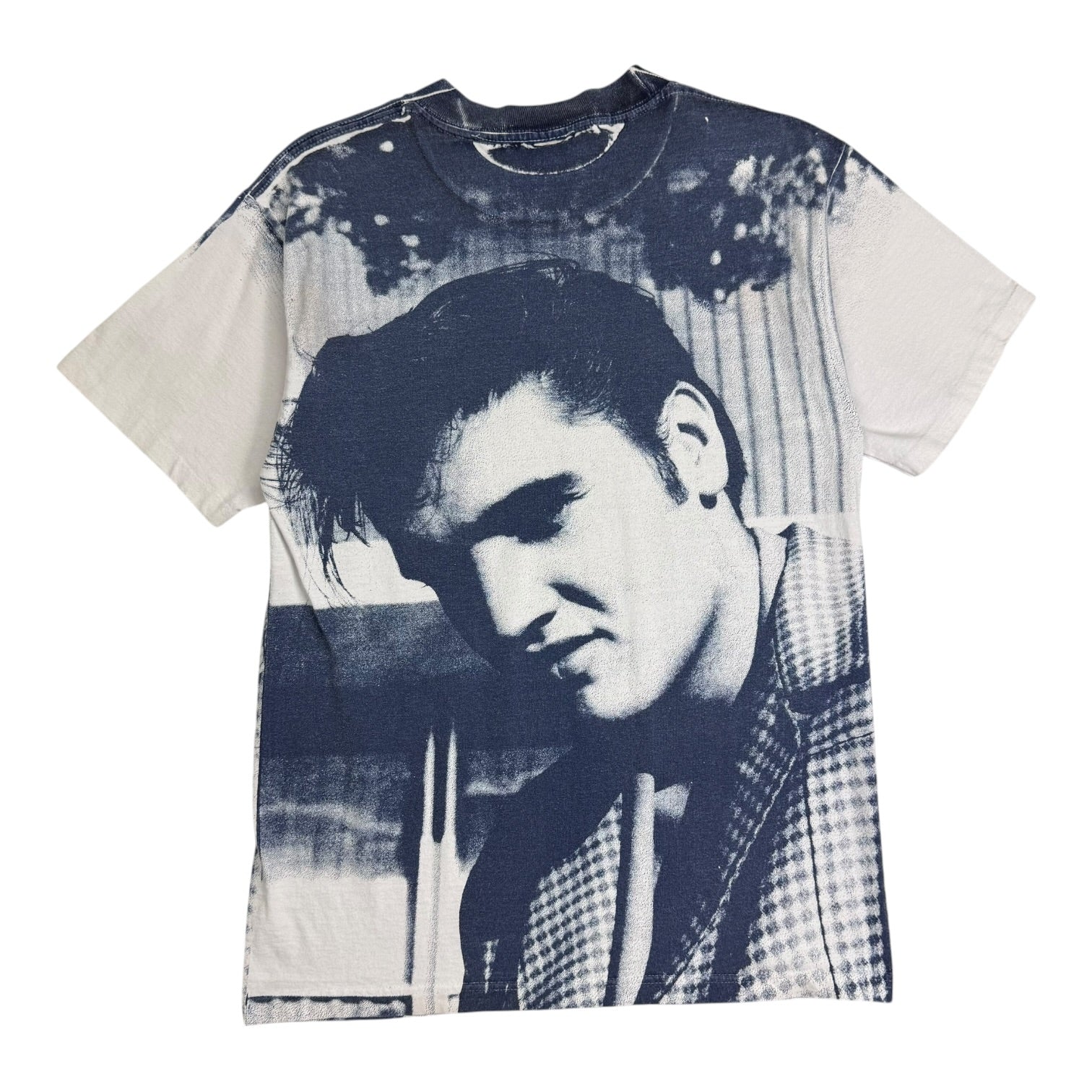 Vintage Elvis Presley Graceland AOP Tee Blue