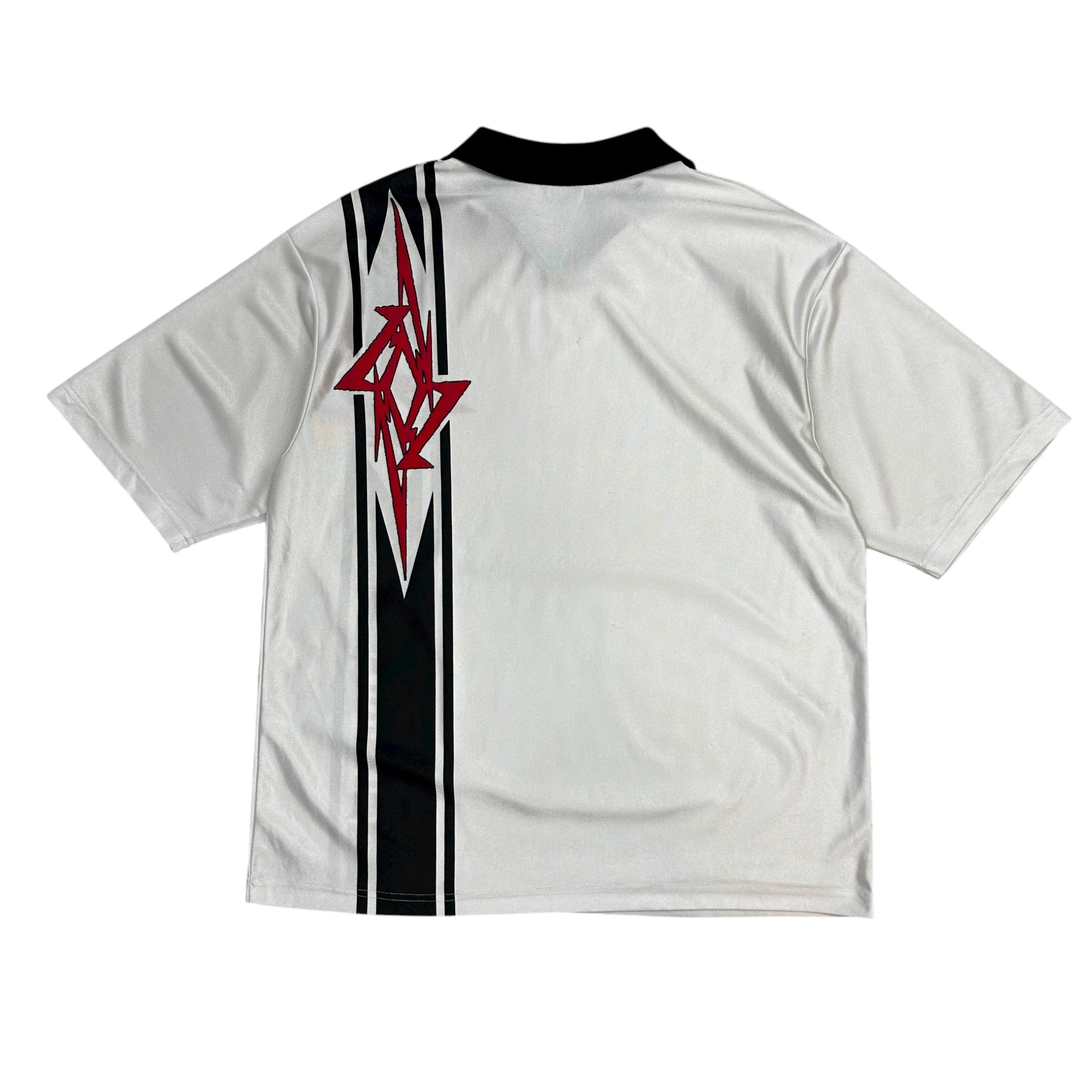 1997 Metallica Soccer Jersey White/Red