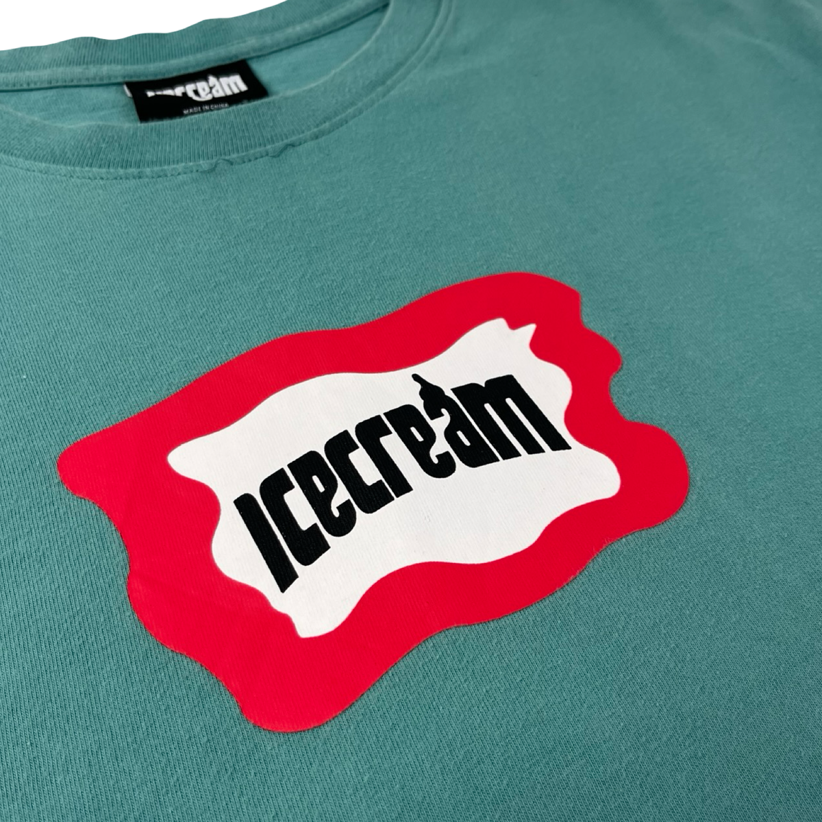 ICECREAM Logo Tee Teal Blue