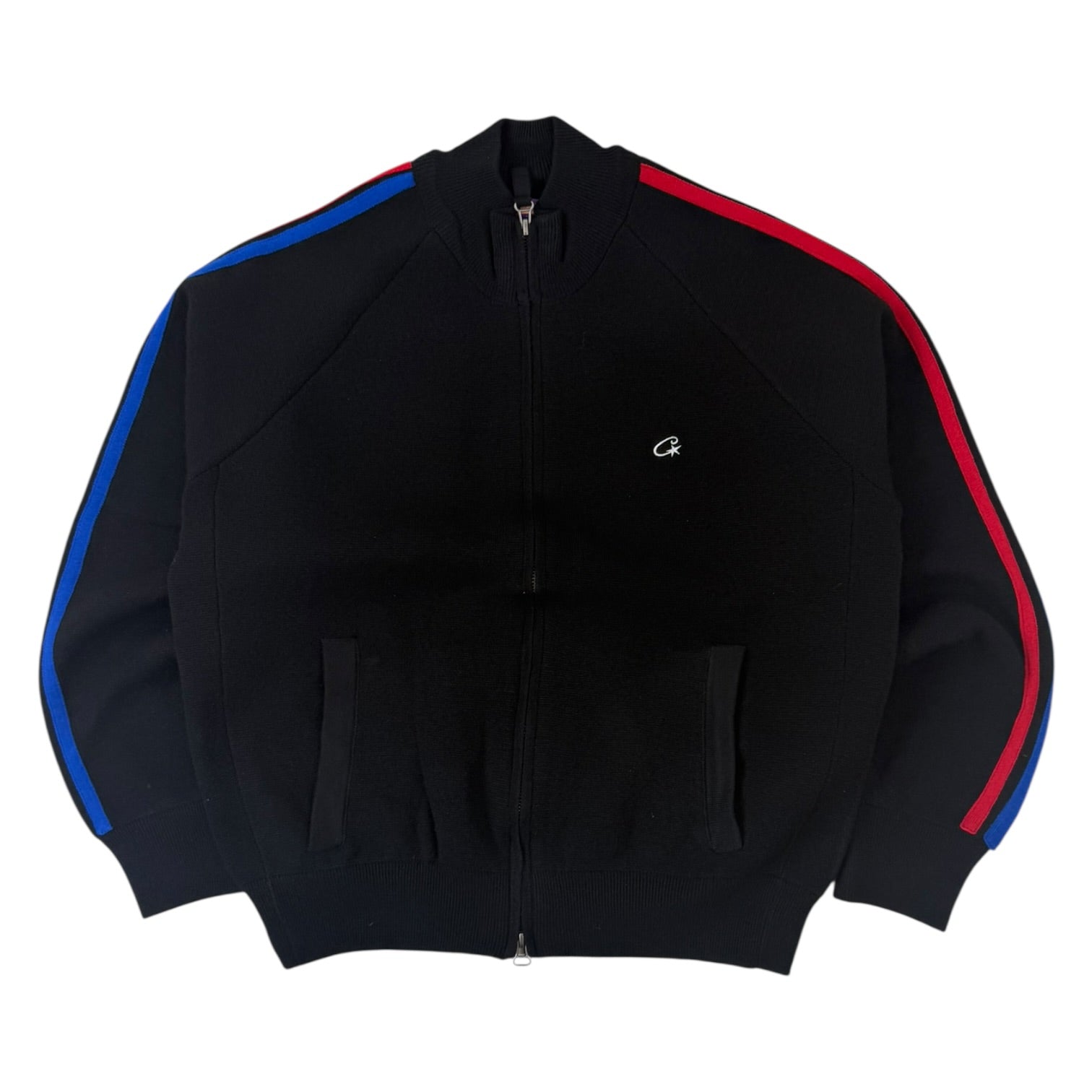 Corteiz VVS Knit Zip Sweater Black/Multi
