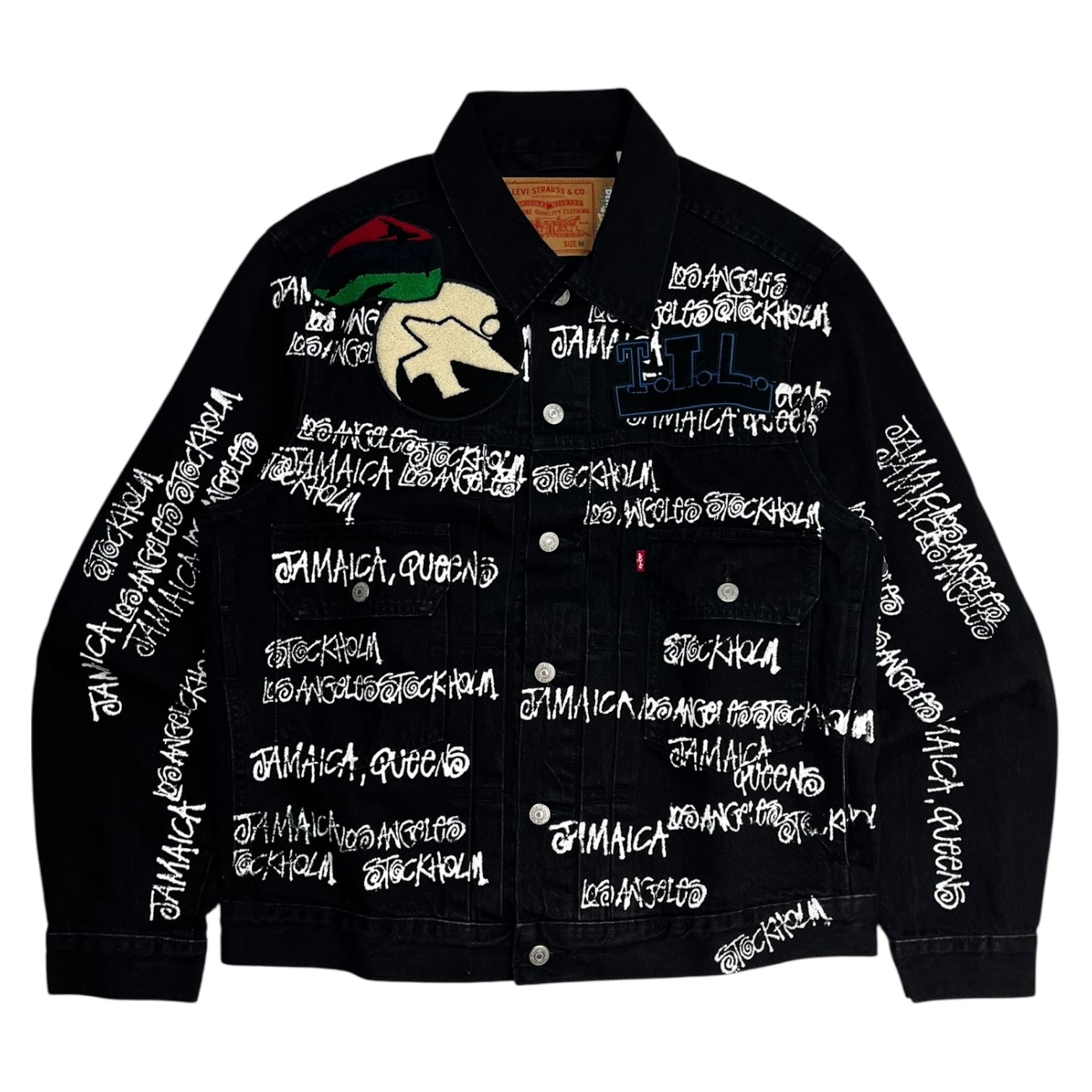 Stussy x Denim Tears x Our Legacy TTL Denim Jacket Black