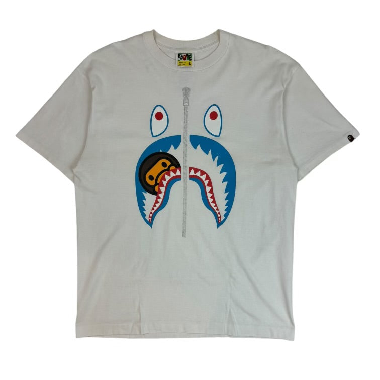 BAPE Baby Milo Shark T-Shirt White