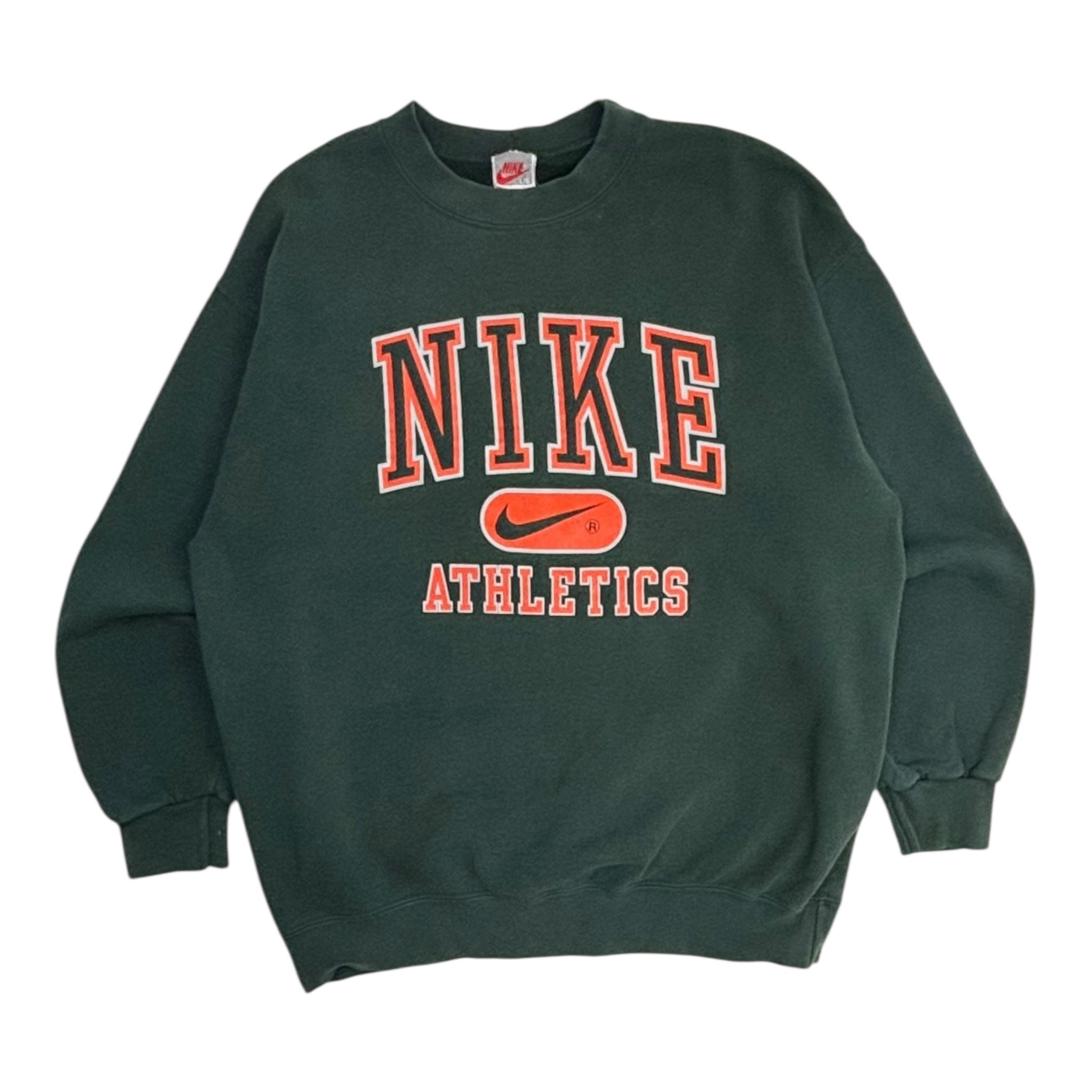 Vintage Nike Athletics Crewneck Green
