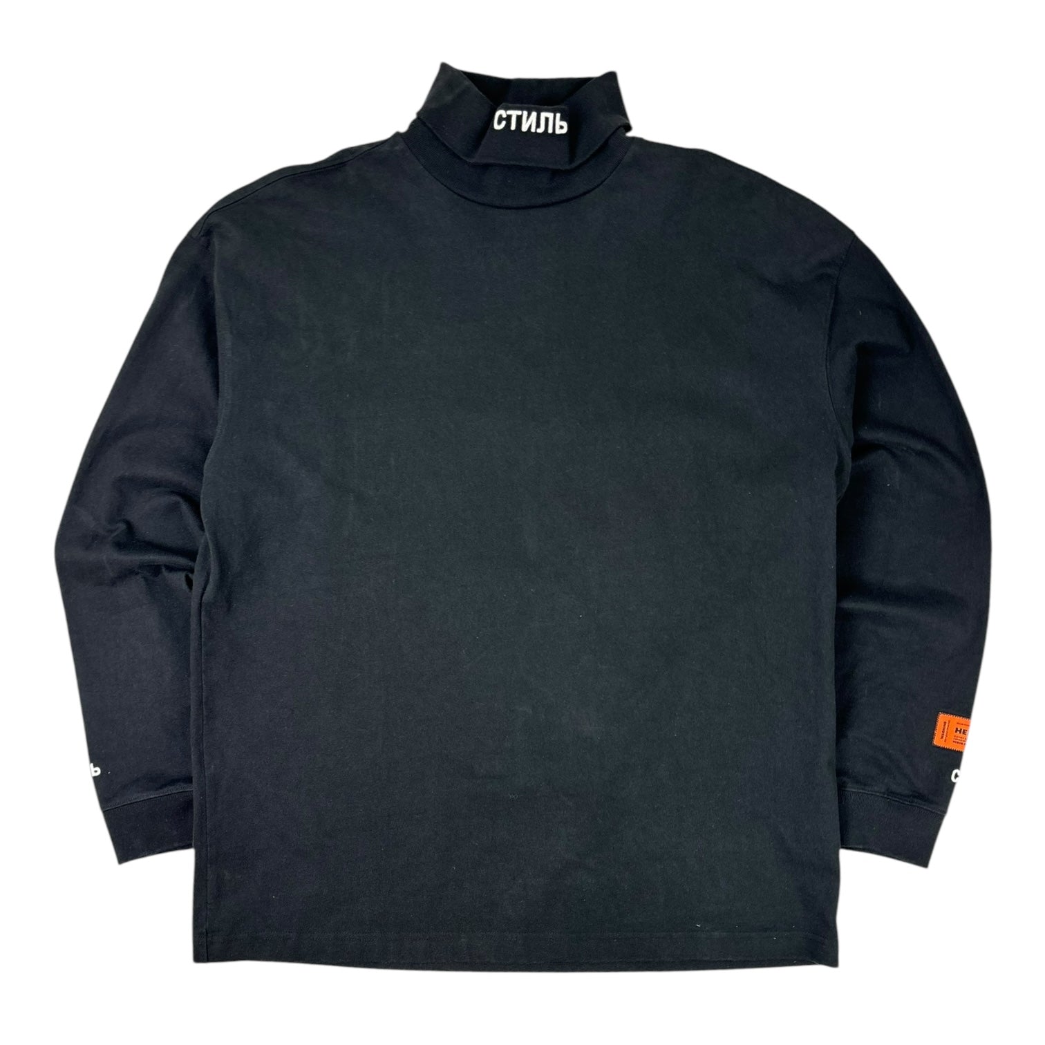Heron Preston CTNMB Turtleneck Long Sleeve Black