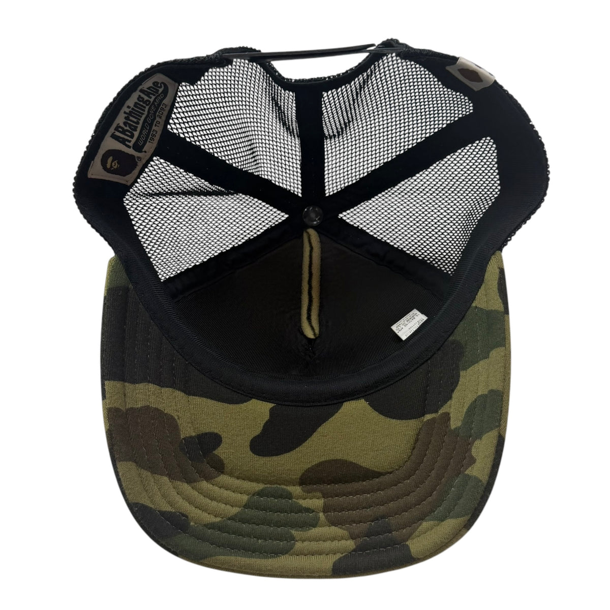 Bape 1st Bapesta Mesh Trucker Hat Camo