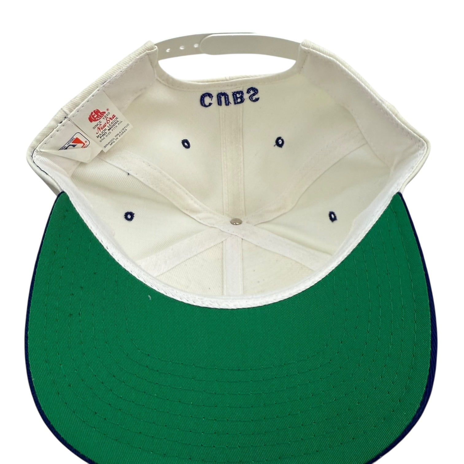Vintage New Era Chicago Cubs Hat White/Blue