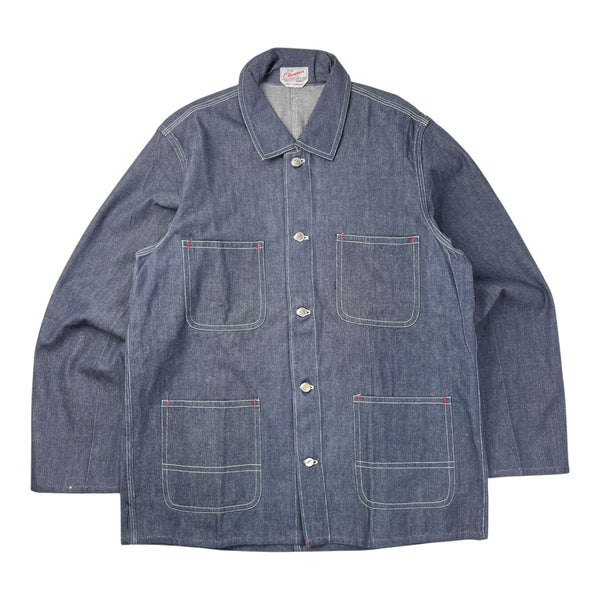 Vintage Champion Golden Horse Denim Chore Coat Navy