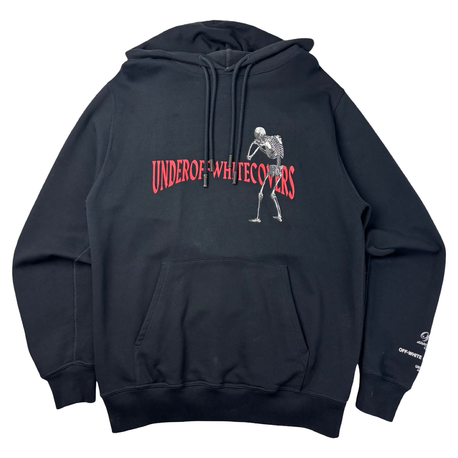OFF-WHITE x UNDERCOVER パーカー S Off White X Undercover Skeleton Pullover Hoodie Black