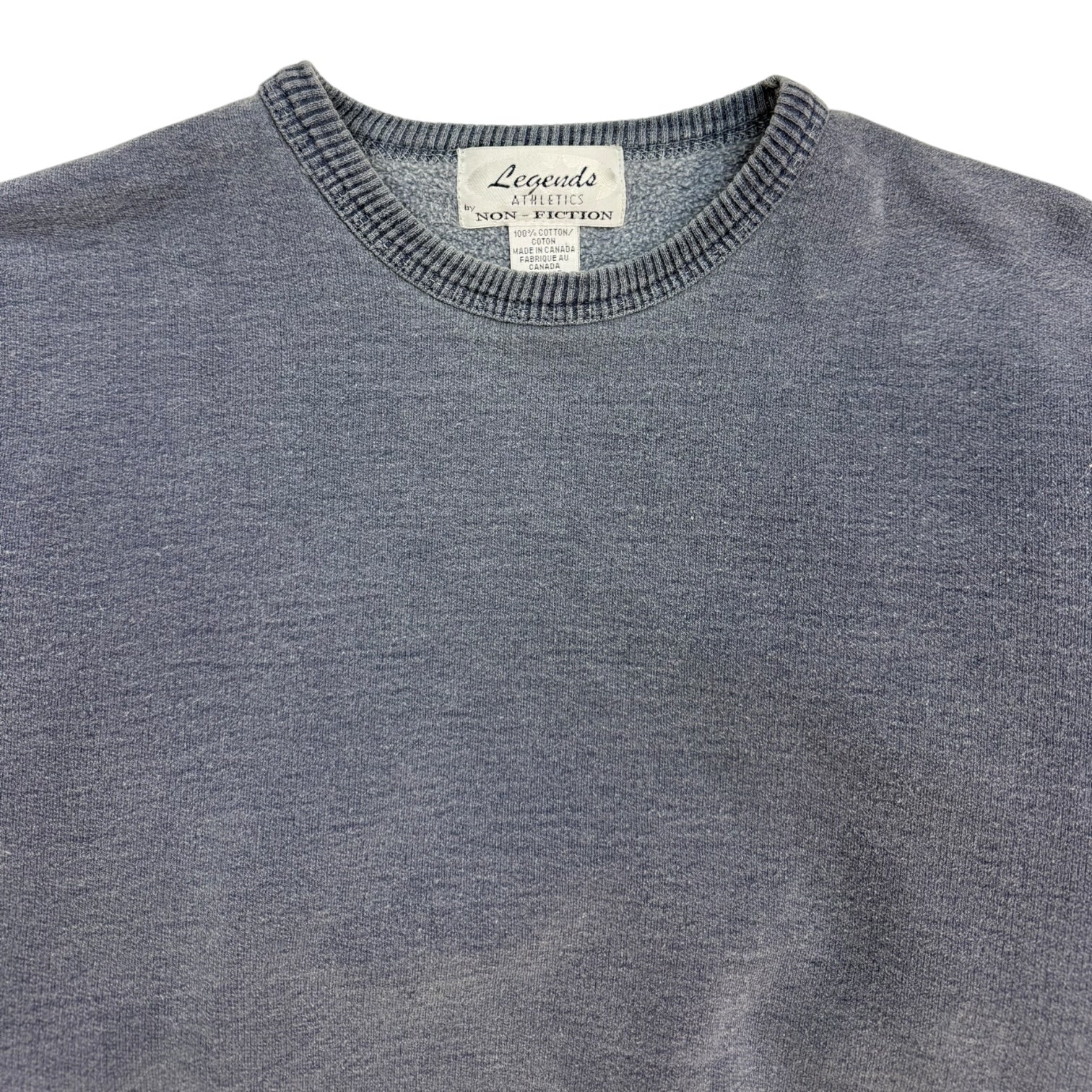 Vintage Non Fiction Blank Crewneck Washed Navy