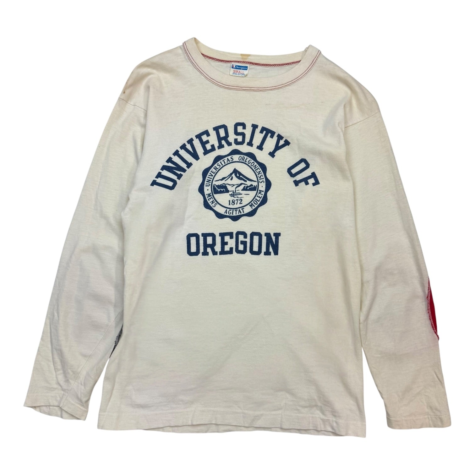 1970s University Of Oregon L/S Tee White