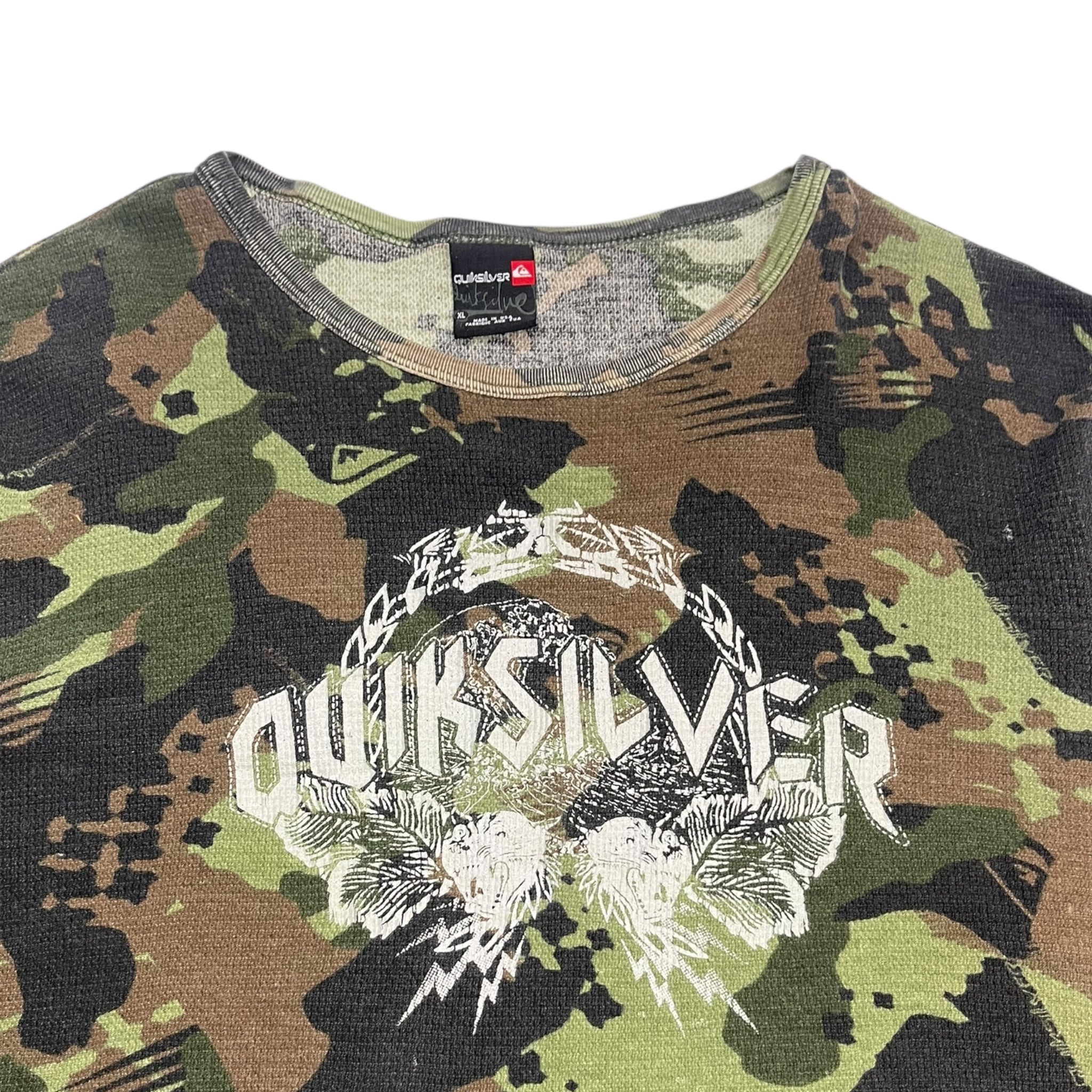 Vintage Y2K Quiksilver Thermal Knit