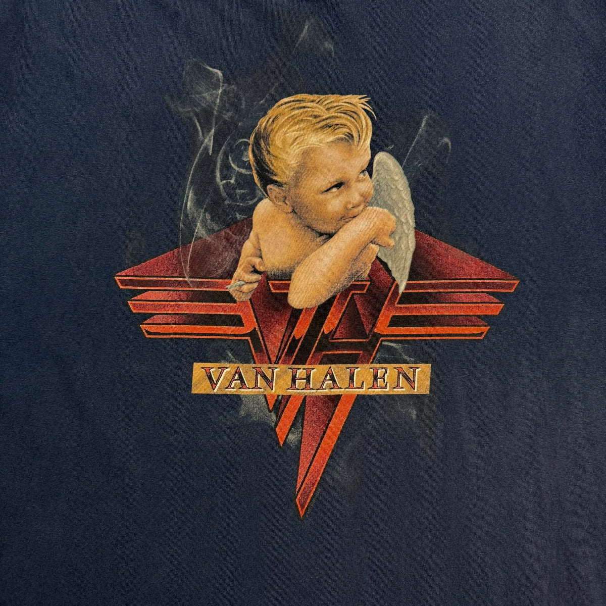 Vintage Van Halen Cherub Tee Navy Blue