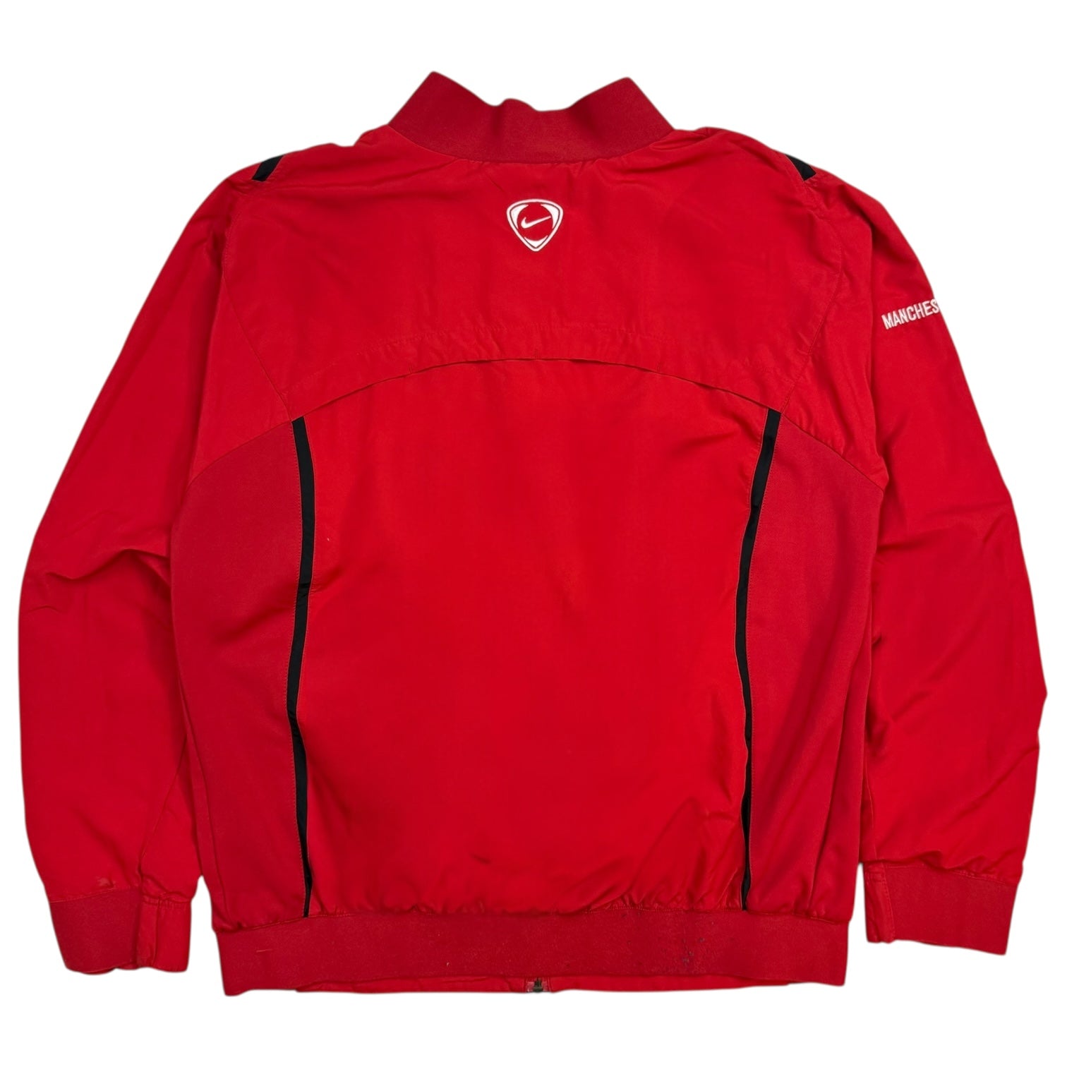 Vintage Nike Manchester United Warm Up Jacket Red
