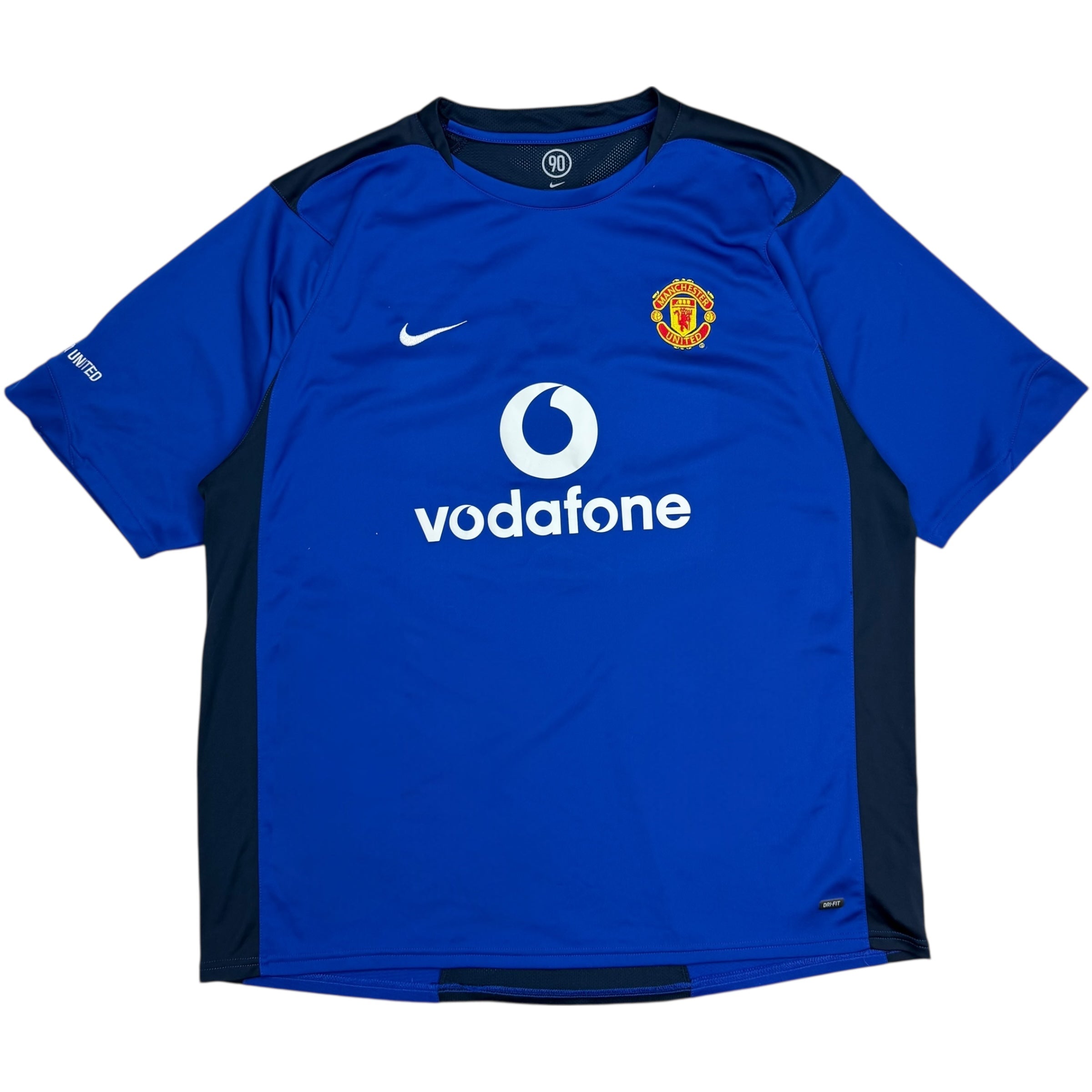 2002 T90 Manchester United Third Jersey Blue