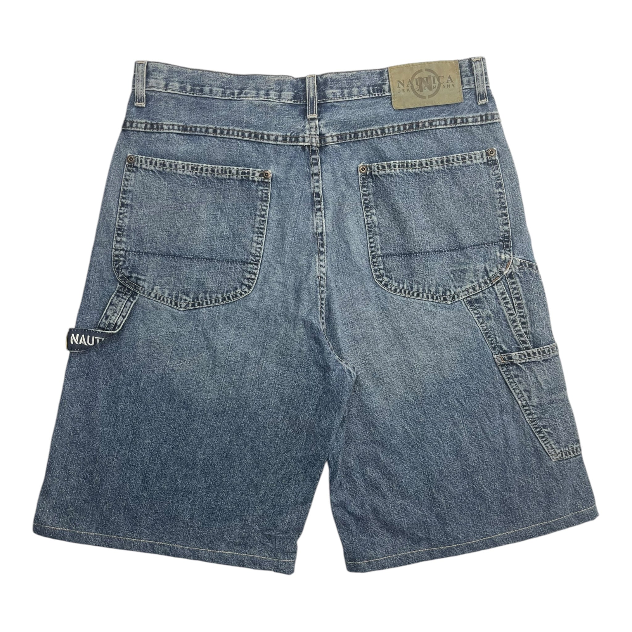 Nautica Jeans Carpenter Jorts Medium Wash