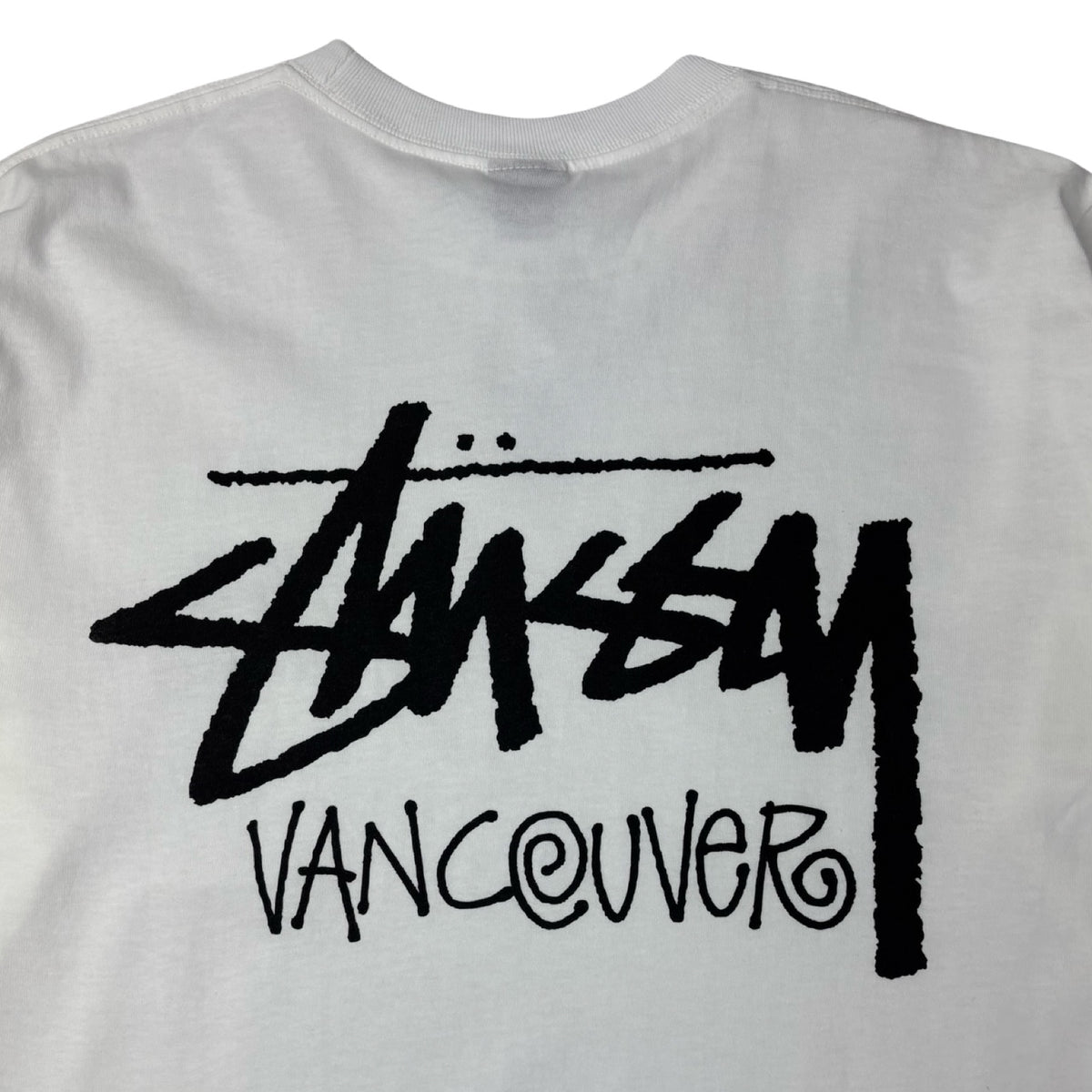 Stussy Stock Vancouver L/S Tee White