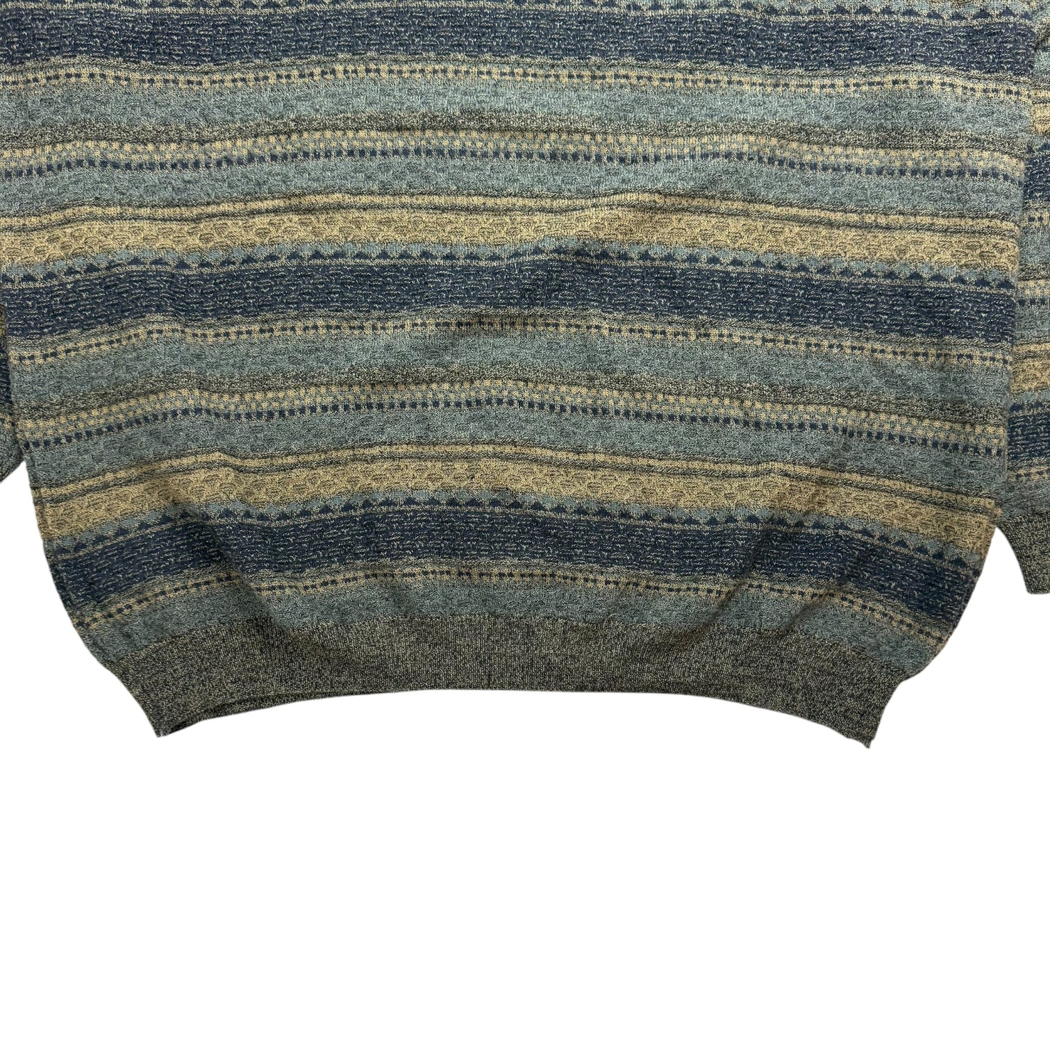 Vintage Classics Knit Stripe Sweater Green/Beige