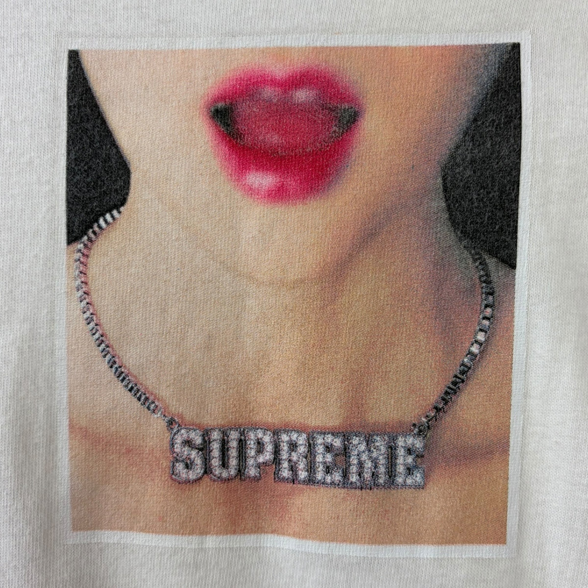 Supreme SS18 Necklace T-Shirt White