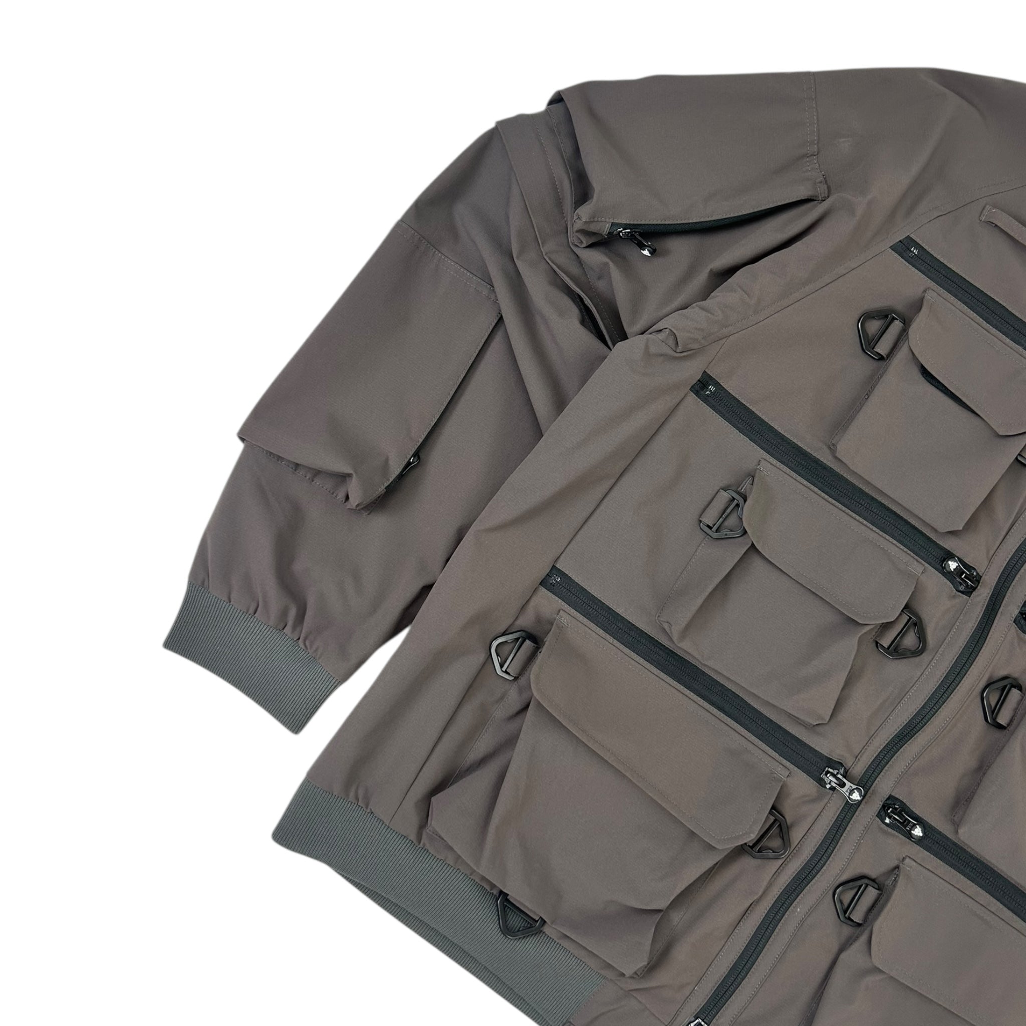 South2 West8 Multi-Pocket Zipped Jacket