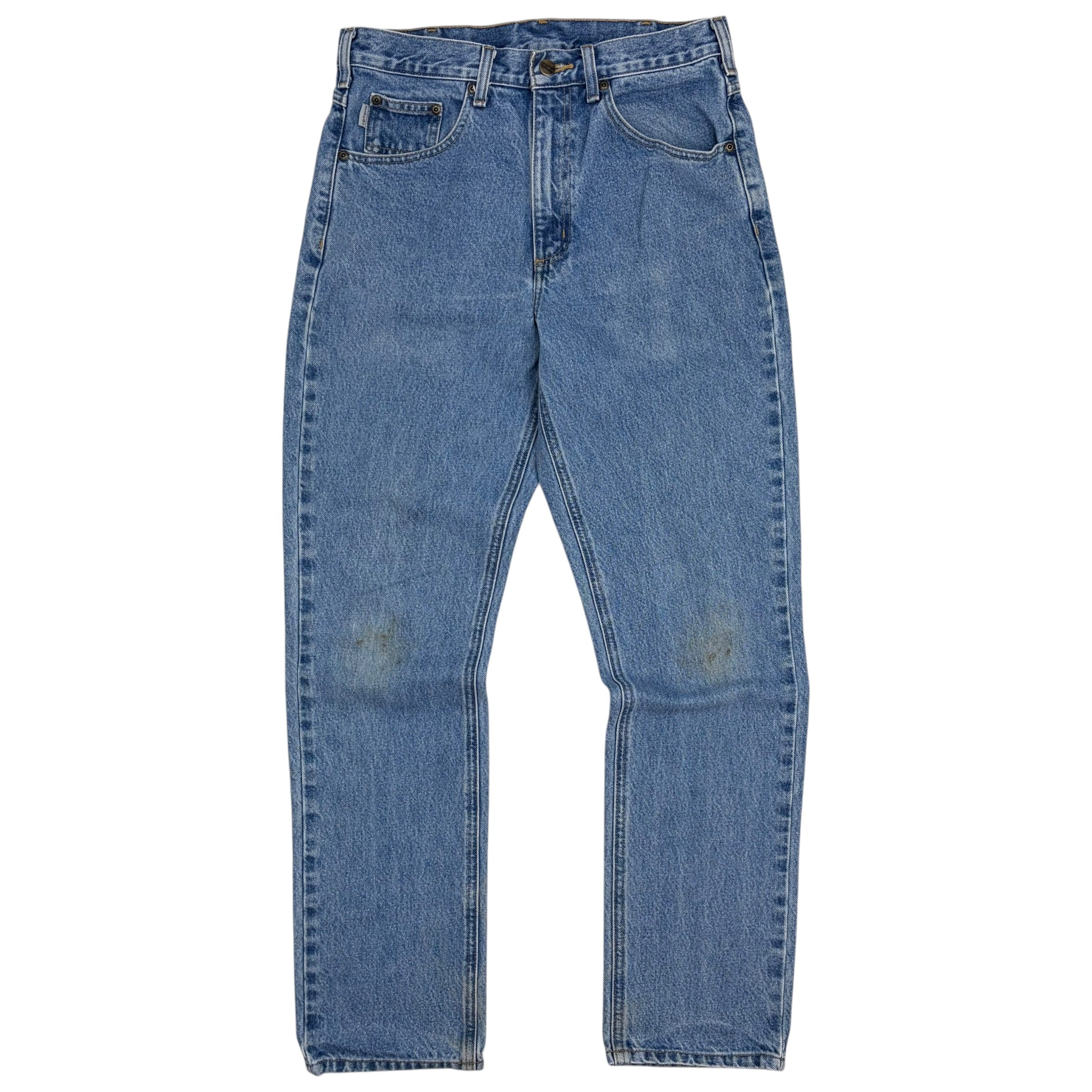 Vintage Carhartt Straight Fit Denim Pants Blue