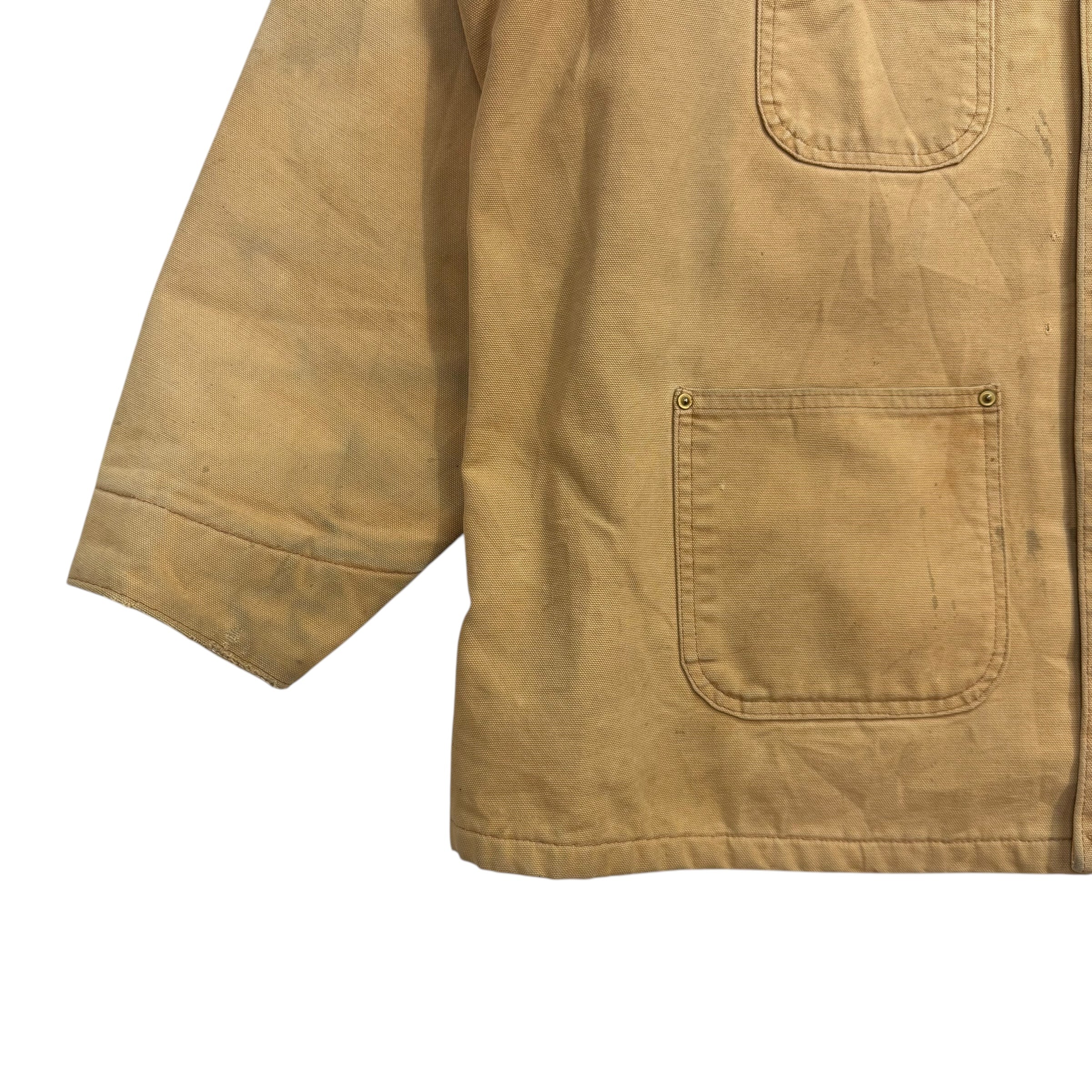 Vintage Carhartt Michigan Chore Coat  Tan