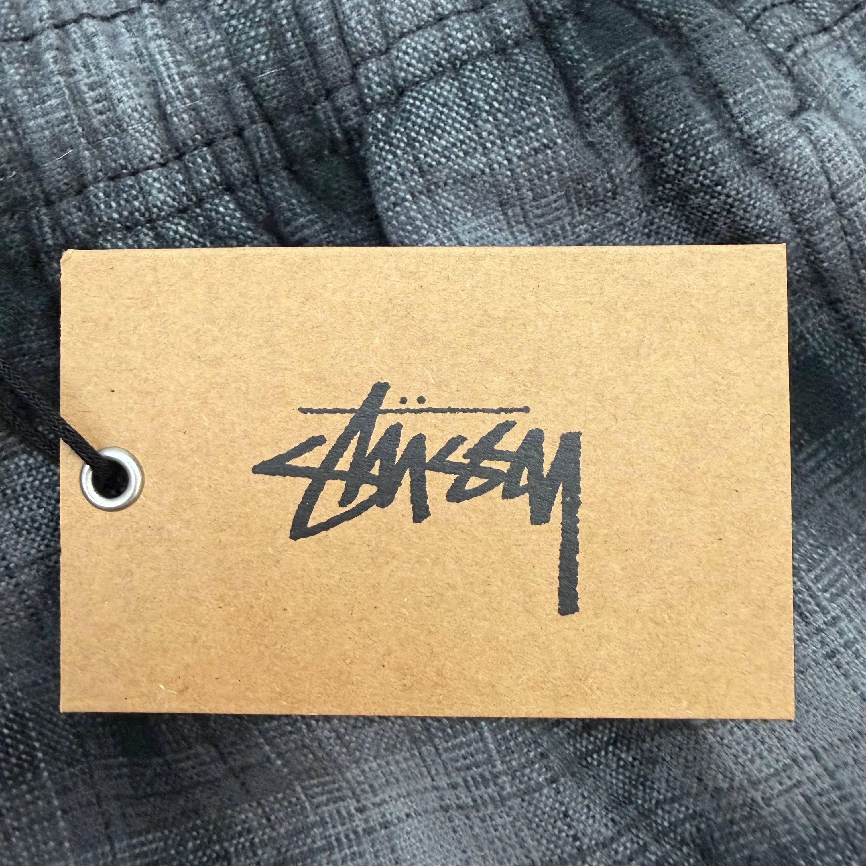 Stussy Baggy Beach Short Plaid Black
