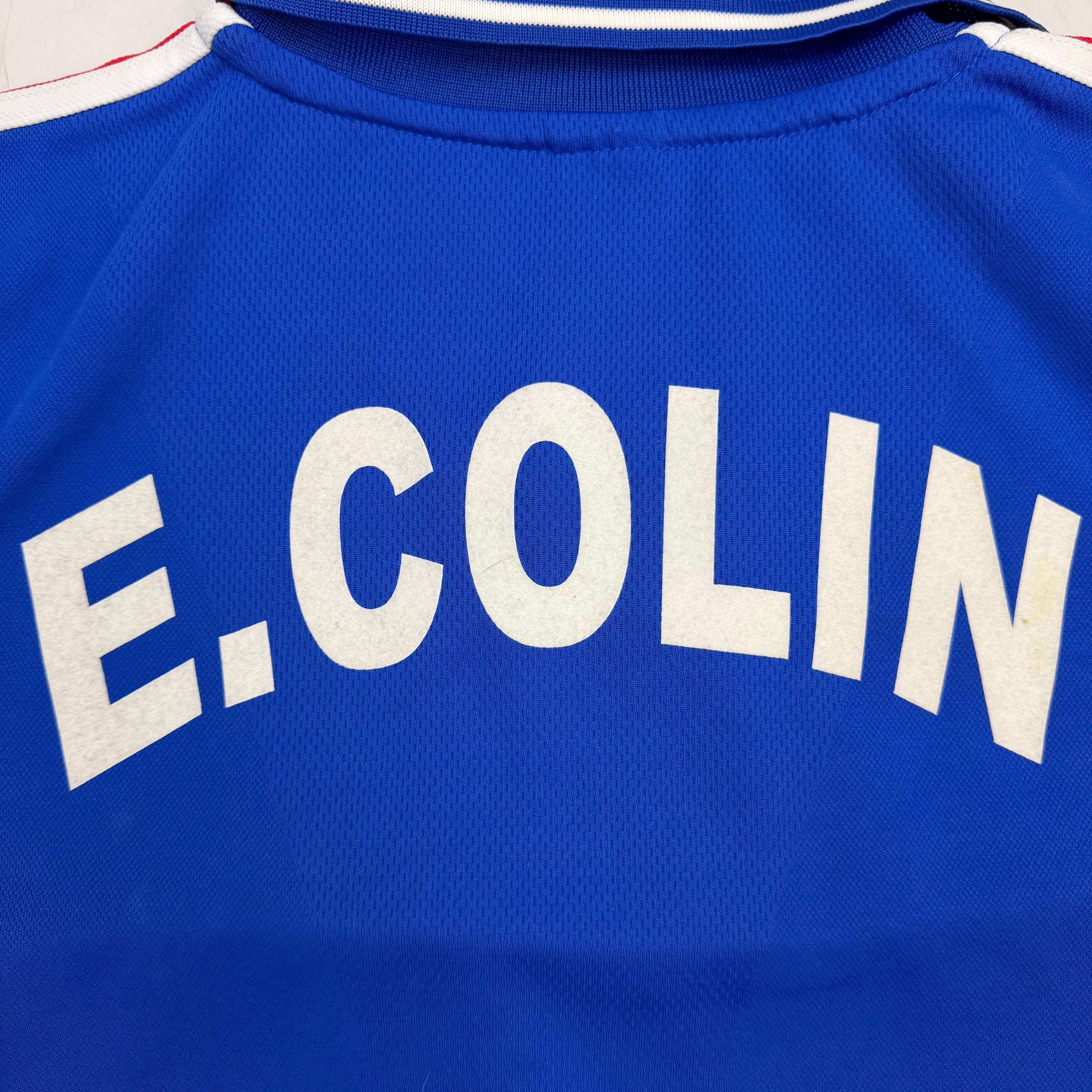 2000-02 Adidas France Home Custom Jersey Blue