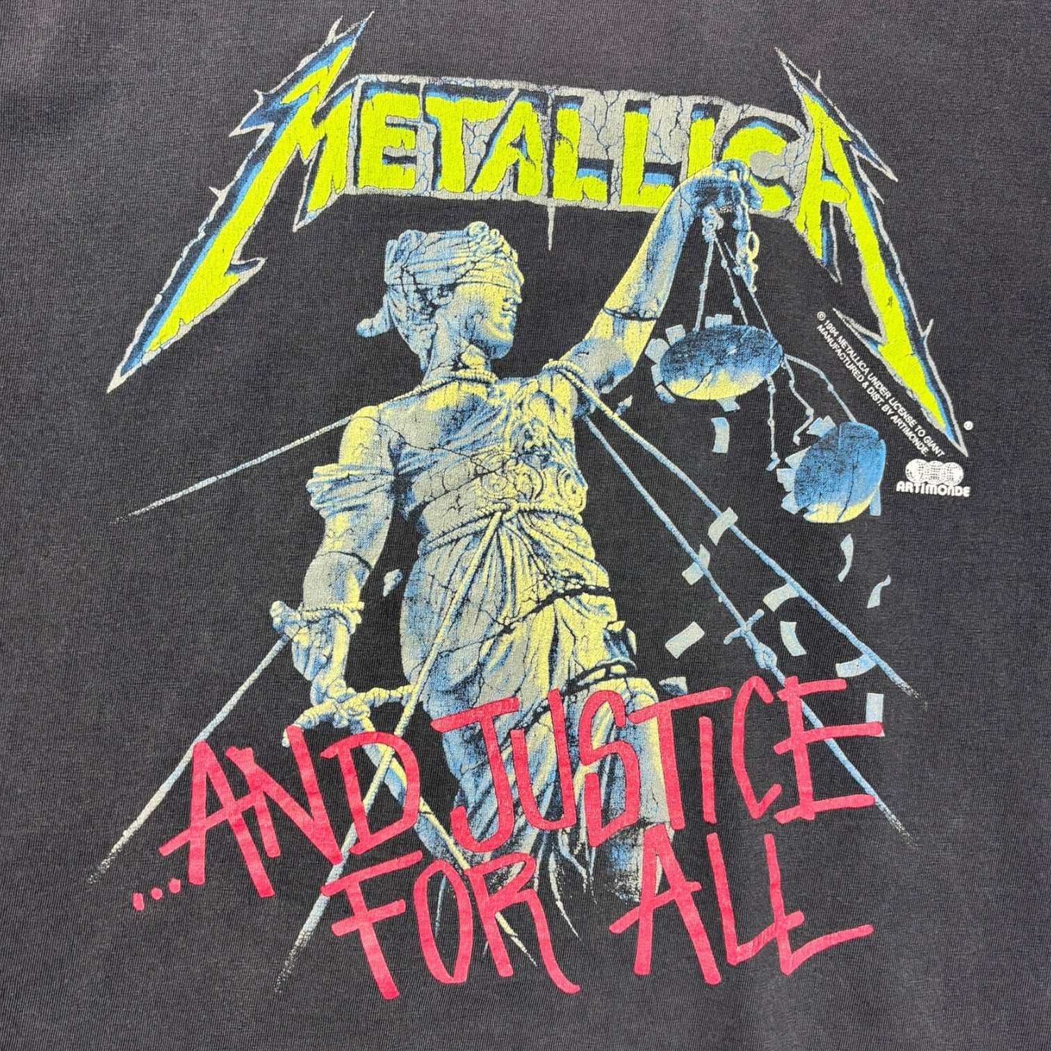 Vintage Metallica "And Justice For All" T-Shirt