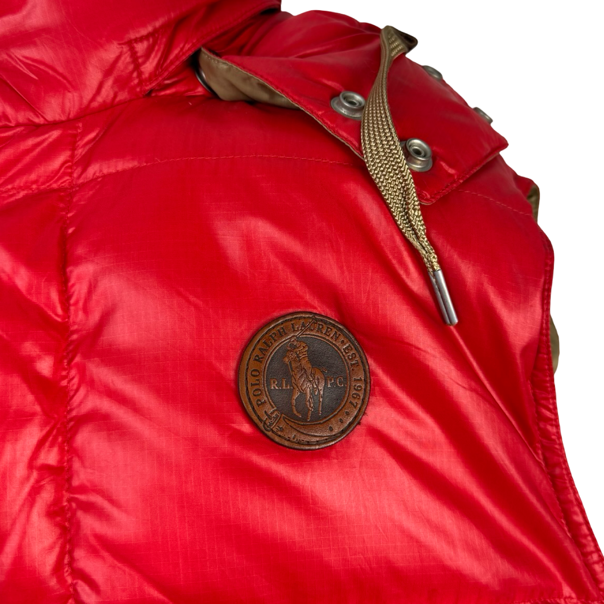 Vintage Polo Ralph Lauren Puffer Vest Red