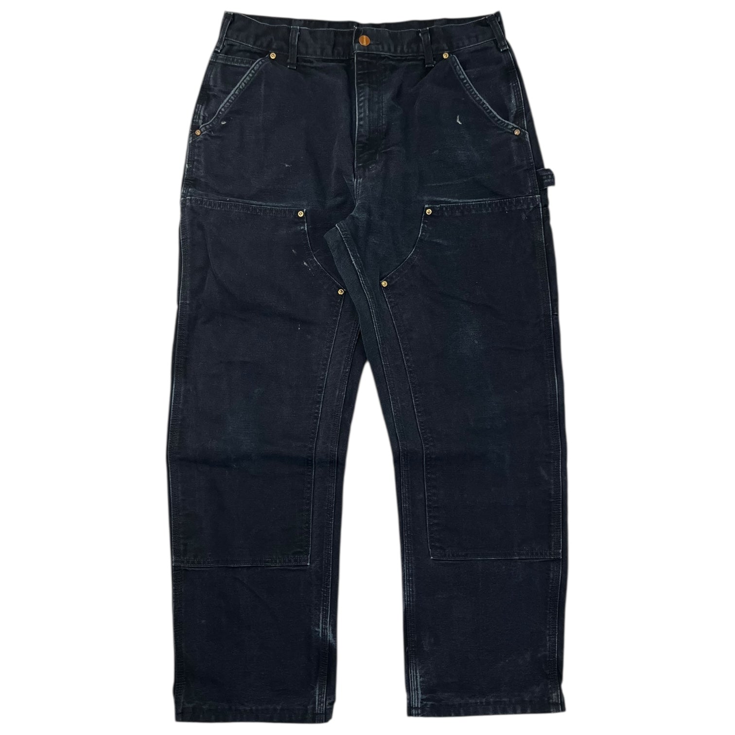 Carhartt Double Knee Work Pants Black (33)