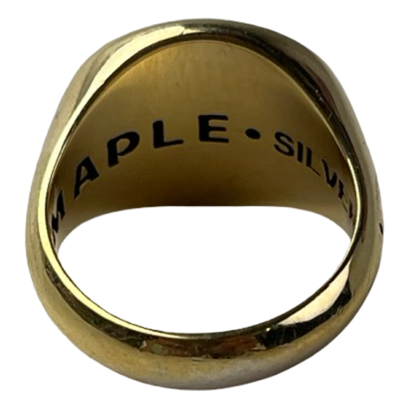 Maple Tubby Ring 14K Gold Mother Of Pearl