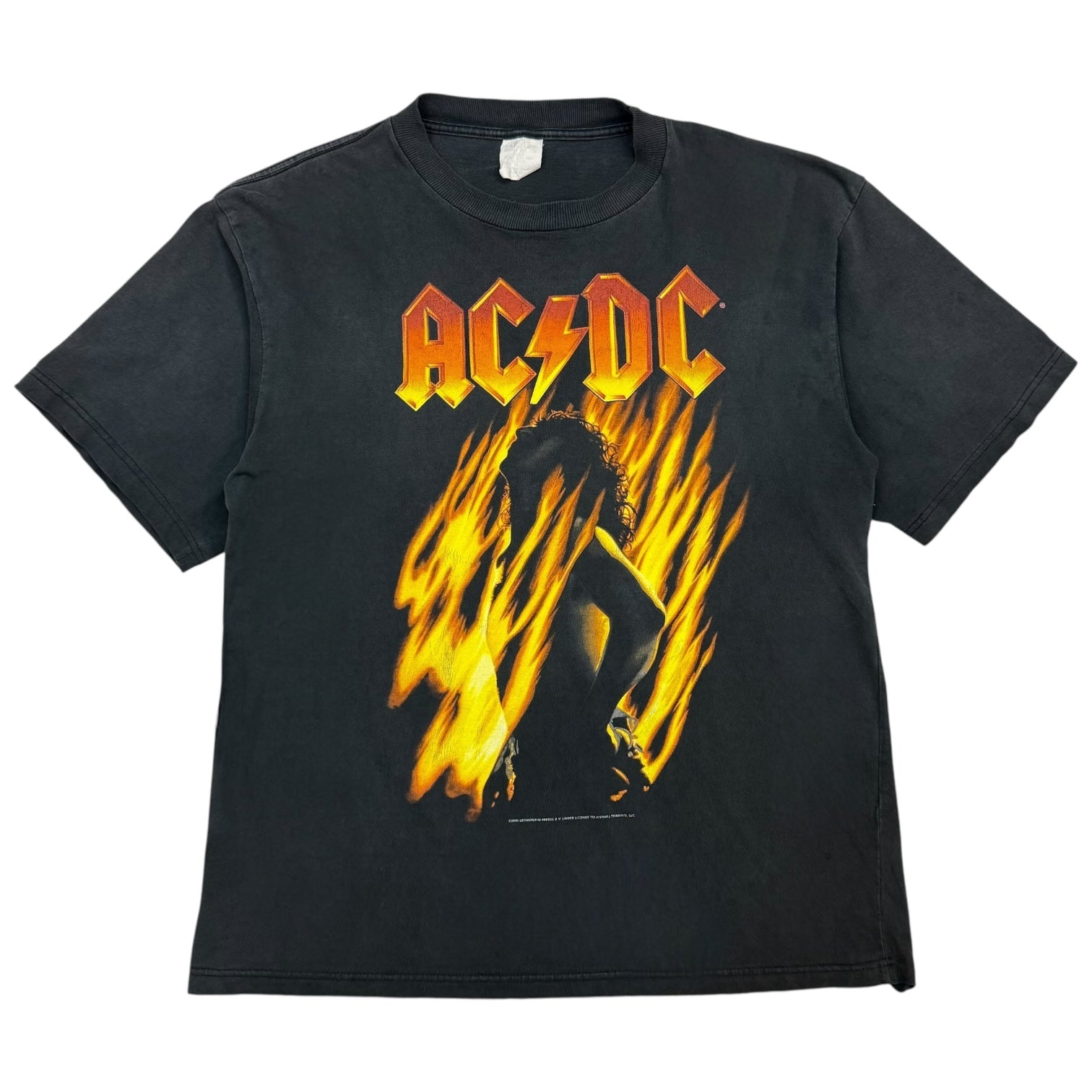 2001 AC/DC Bonfire Tee Black