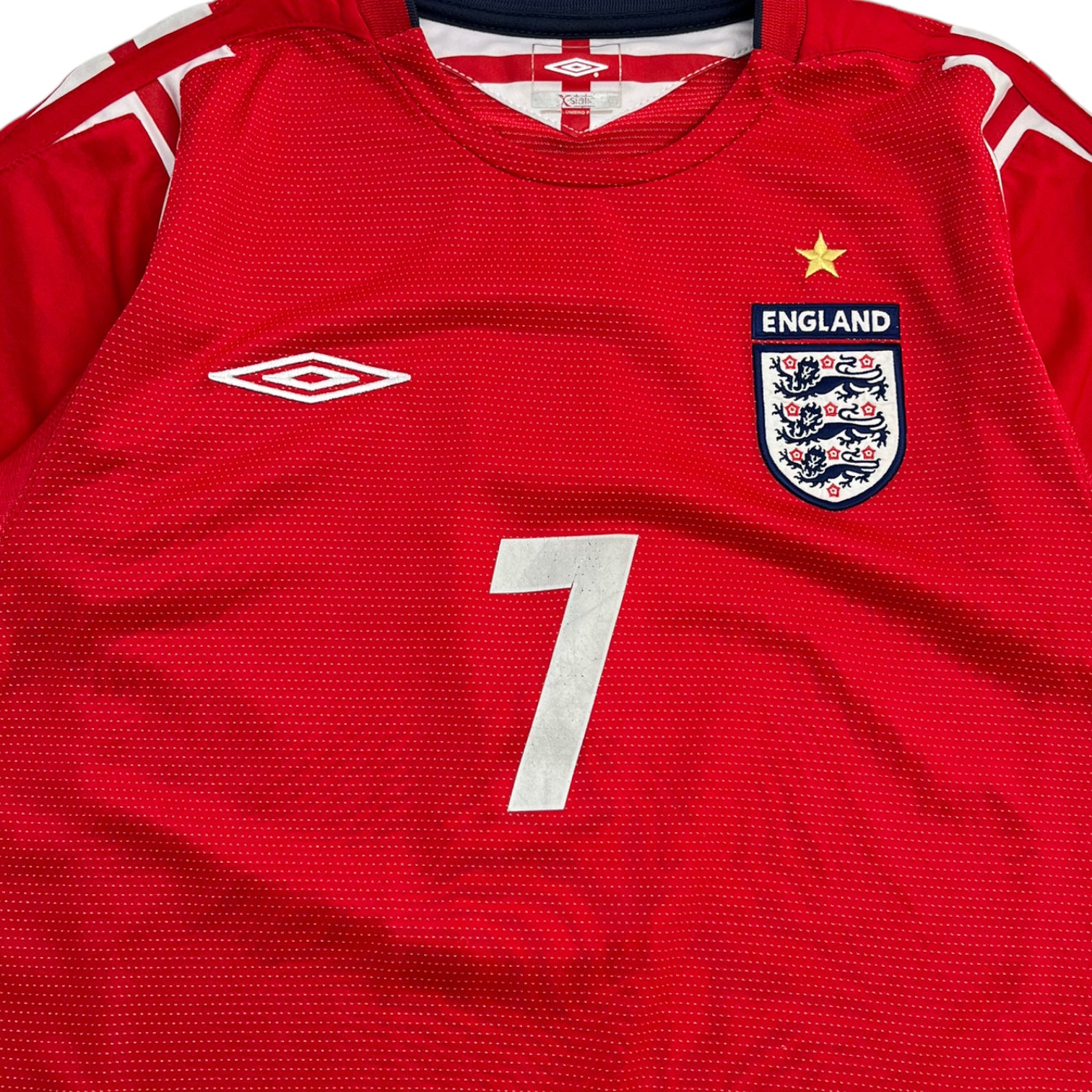 2006 England David Beckham Umbro Jersey