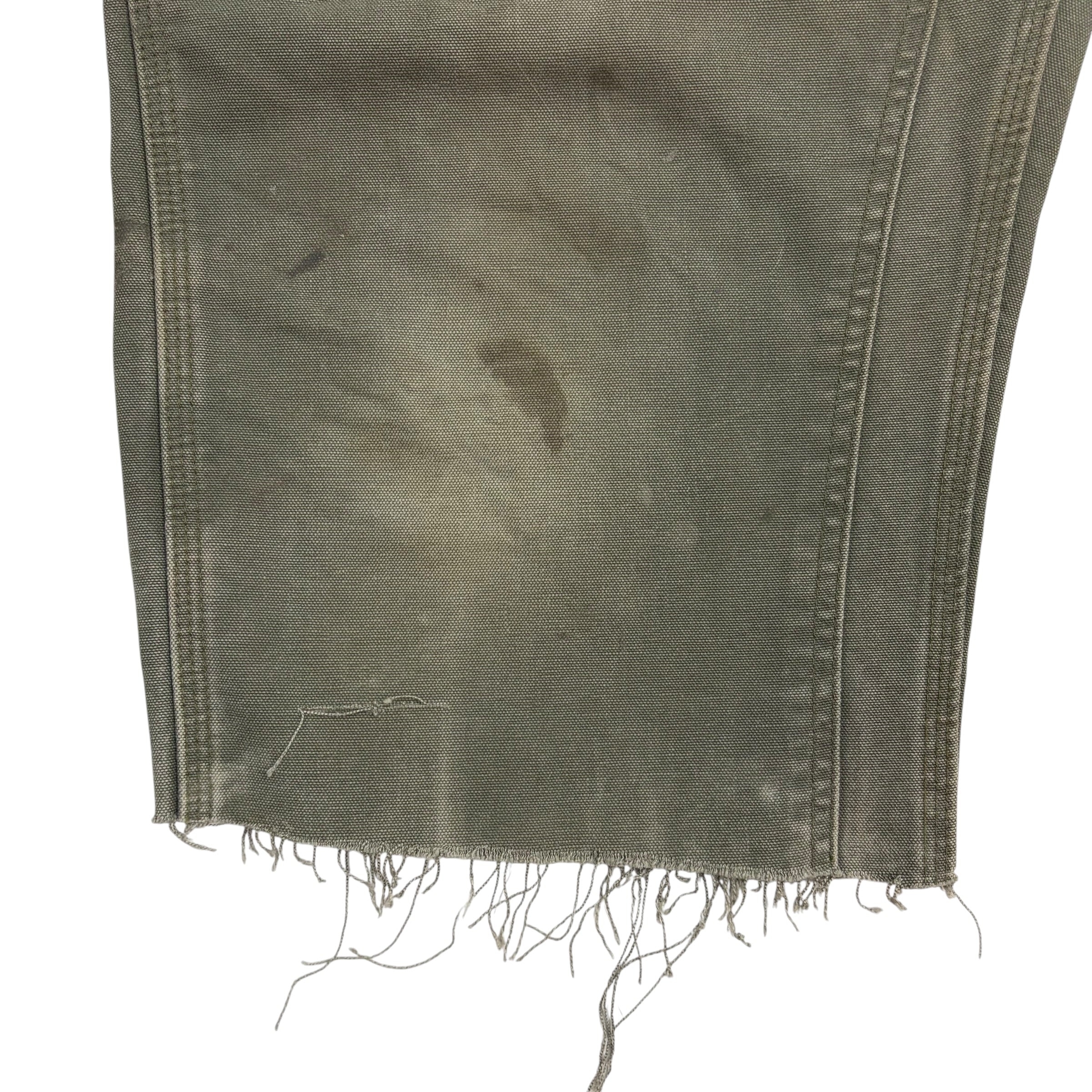 Vintage Carhartt Double Knee Shorts Green