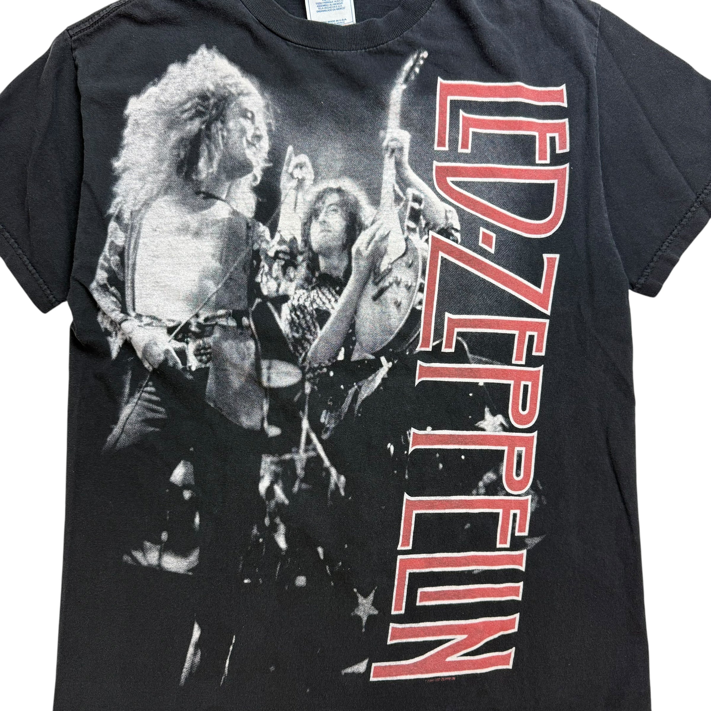 Vintage Led Zeppelin Tee Faded Black